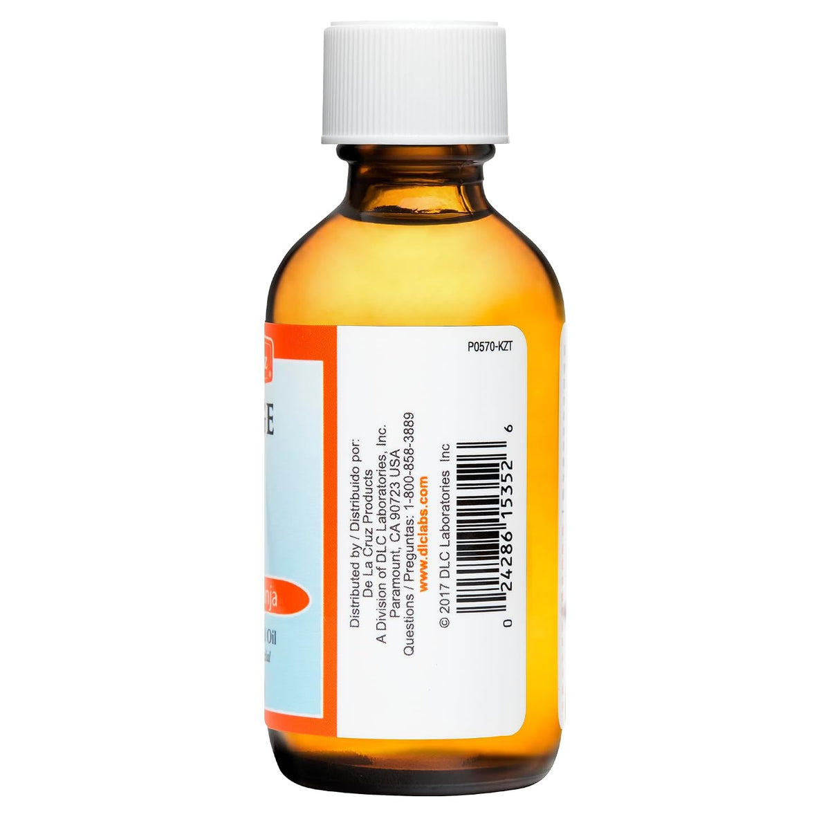 De La Cruz Pure Orange Oil - 100% Pure Cold Pressed Orange Essential Oil for Diffuser - 2 Fl OZ (1 Bottle)