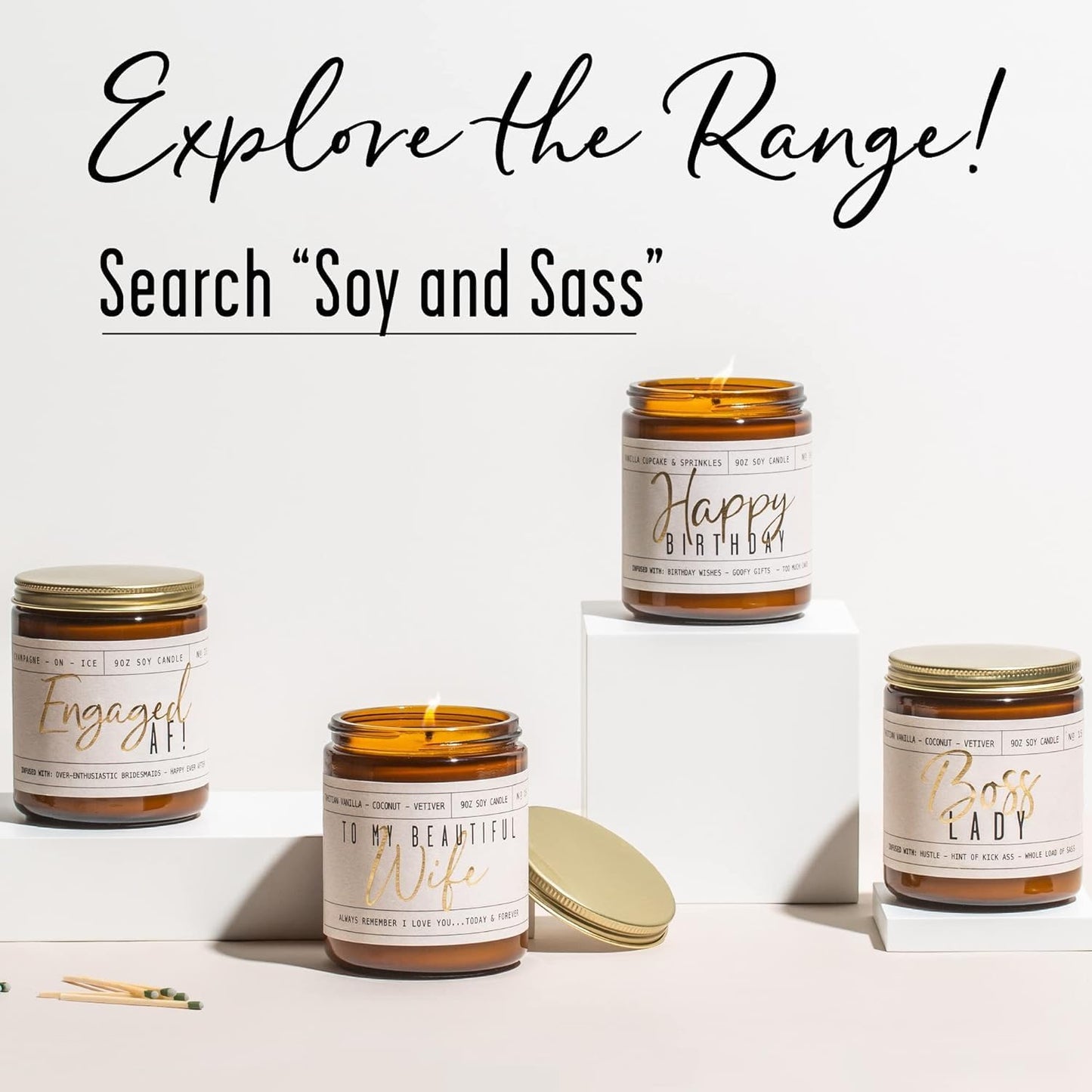50th Wedding Anniversary Gifts - '50 Year Later' Candle, w/Sandalwood Rose - infused w/Essential Oils I 50th Anniversary Gifts for Wife I 50 Year Anniversary Gifts I 50Hour Burn I USA Made