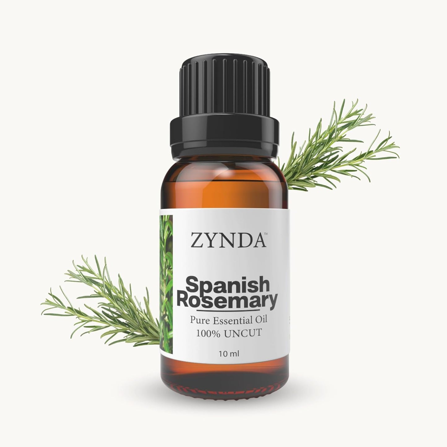 Spanish Rosemary Oil for Hair Growth – 100% Pure Rosemary Essential Oil, Organic Extract for Healthy Scalp, Lab Tested Hair Thickening & Skin Care, Aromatherapy & Massage Blend, 10ml Bottle