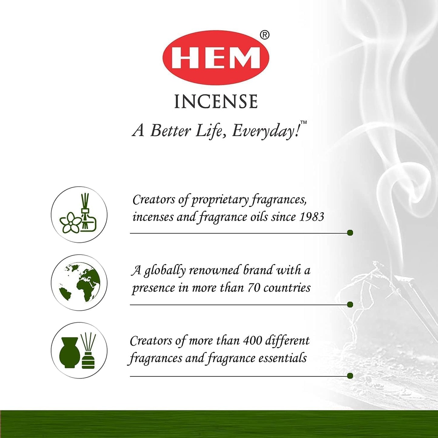 Hem Pine Incense stick,20 Sticks each- 6 pack