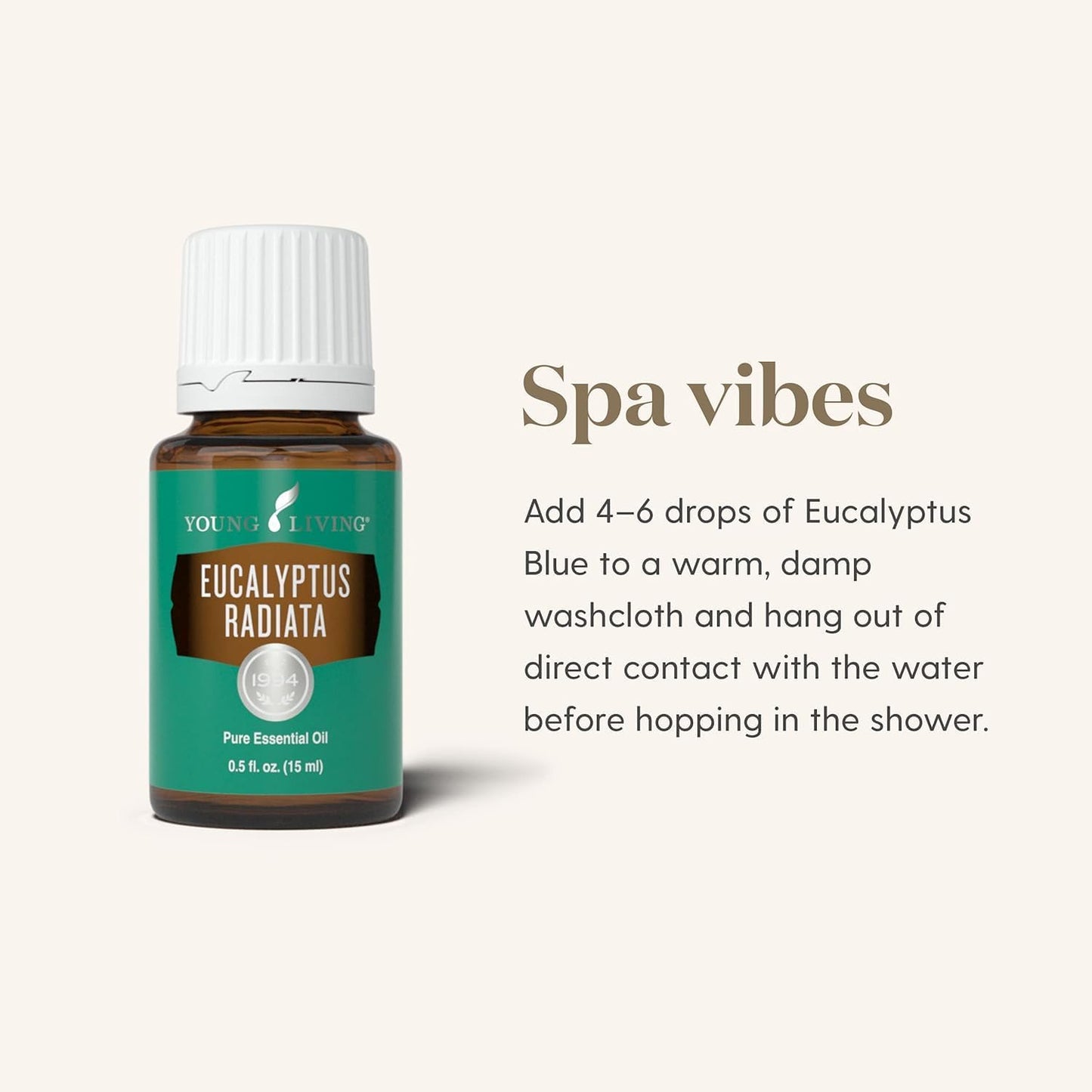 Young Living Eucalyptus Globulus Essential Oil | Cooling, Refreshing Aroma for Diffusion & Massage | Supports Breathing Comfort & Relaxation | Premium Seed to Seal® Quality Oil | 15ml