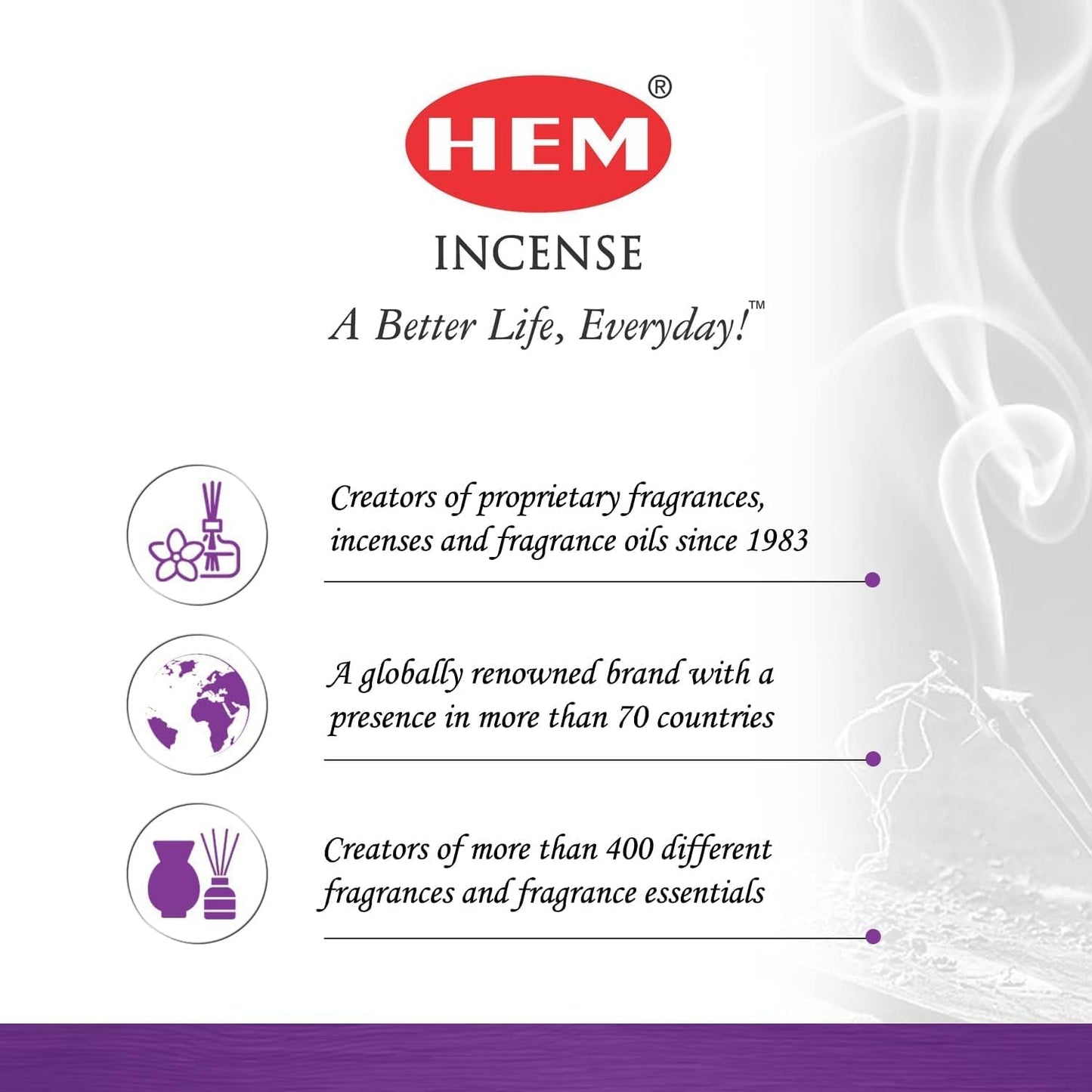 Hem Opium Incense Sticks (120 Sticks, 6 Boxes Inside) - 9 Inches Long, 20g per Box - Perfect for Meditation, Rituals & Cleansing |Enchantment, Captivating & Mysterious Fragrance