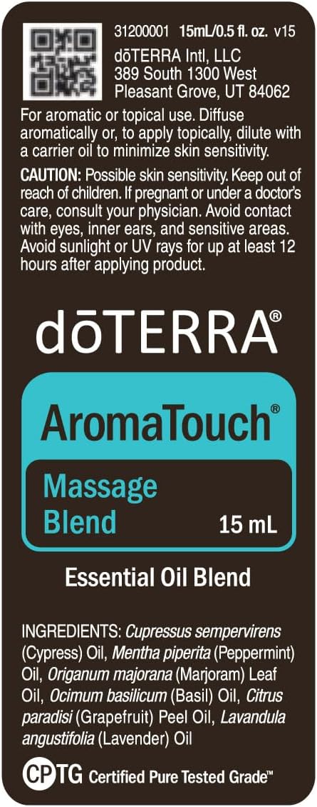 doTERRA AromaTouch Essential Oil Massage Blend - 15 ml