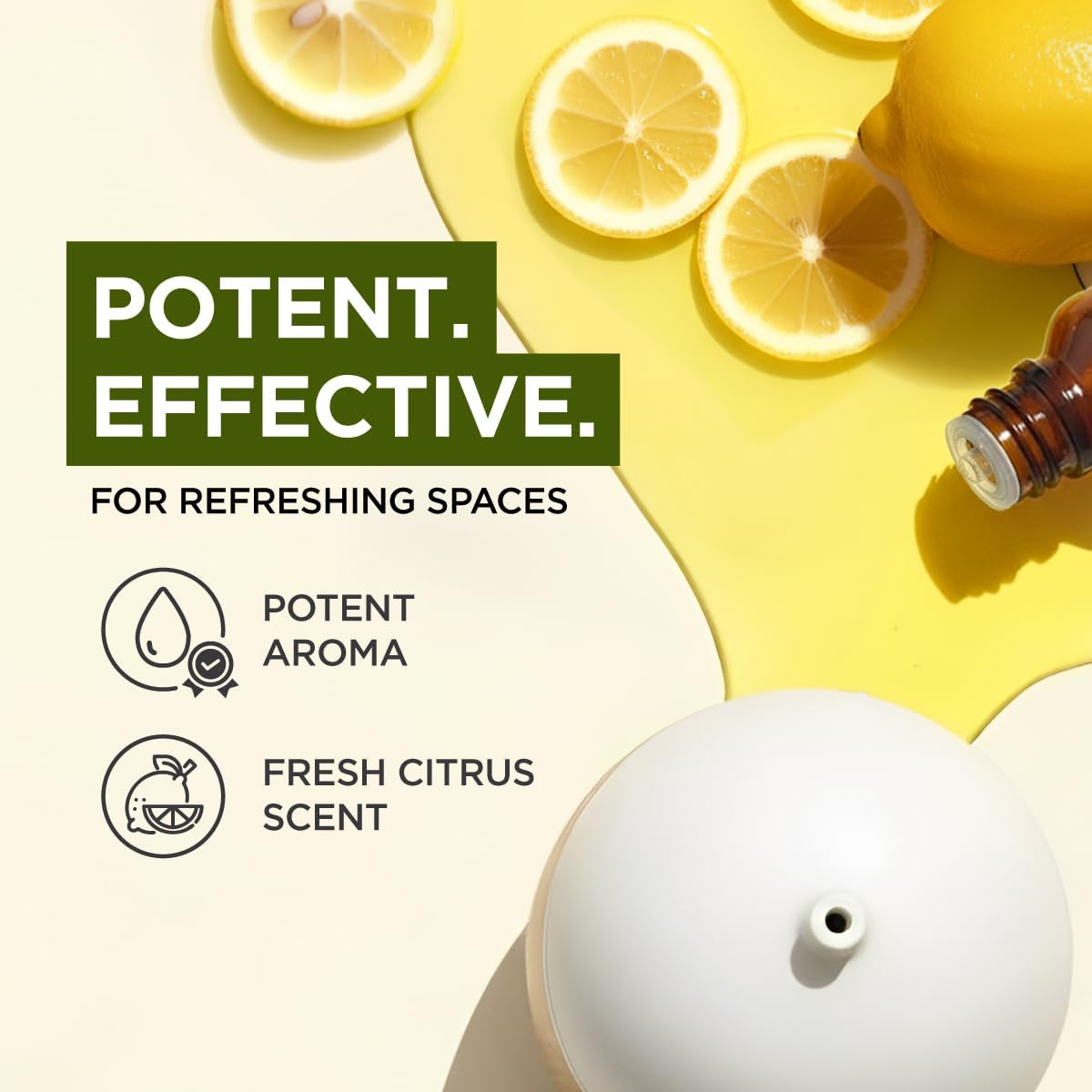 Tangerine Essential Oil for Diffuser & Lemon Essential Oil for Diffuser Set - Aromatherapy Grade Essential Oils Set - 2x0.34 fl oz - Gya Labs