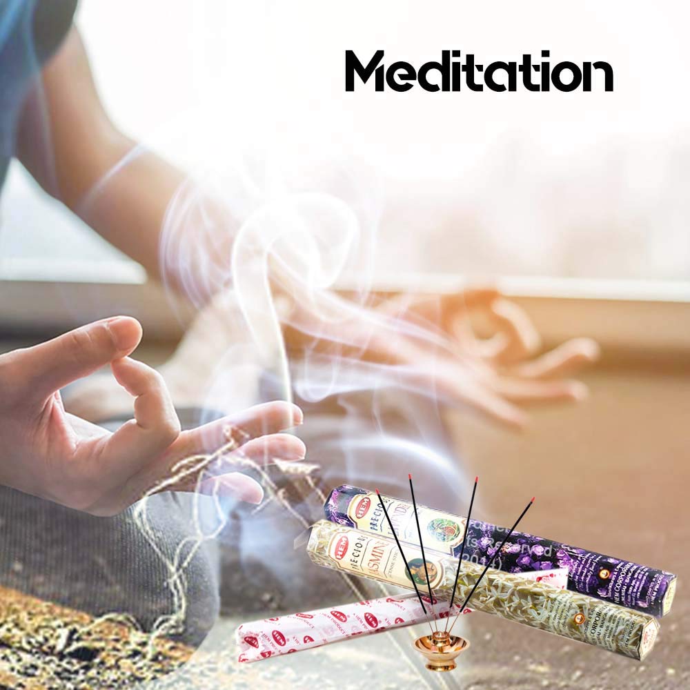 Hem Lavender & Jasmine Incense Sticks – Pack of 2 Boxes (240 Sticks Total) – Calming Floral Aroma for Relaxation, Meditation & Home Fragrance
