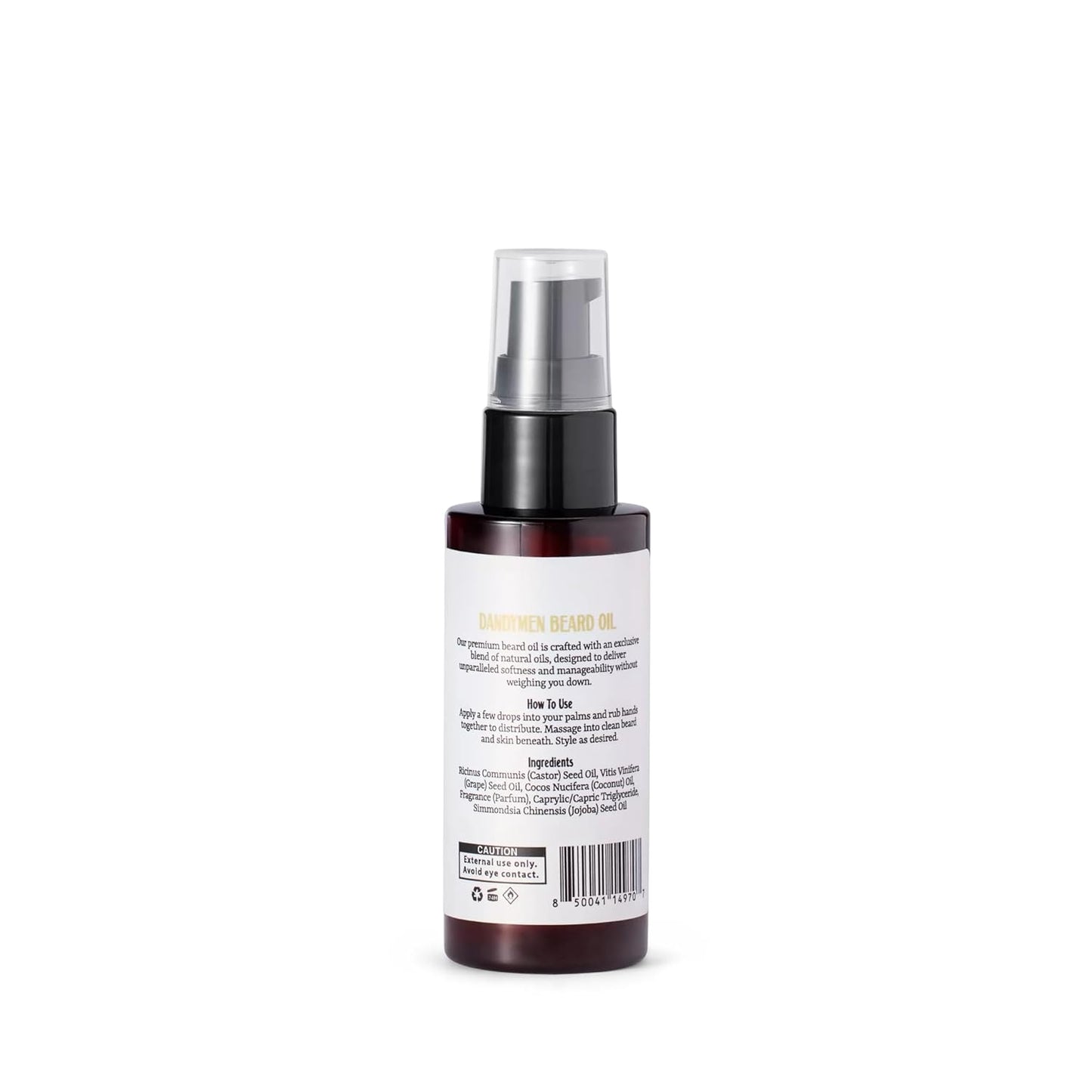 Beard Oil for Men – Hydrating Beard Conditioner & Softener with Sweet Almond & Argan Oils – 2 oz, Obsidian Cardamom