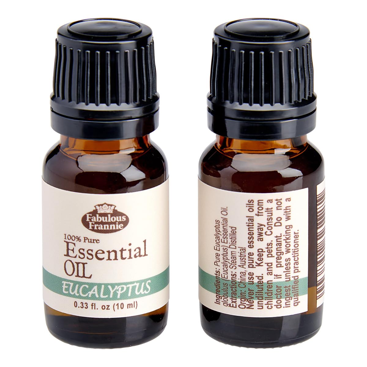 Fabulous Frannie Eucalyptus 100% Pure, Undiluted Essential Oil Grade 10 ml (.33oz)