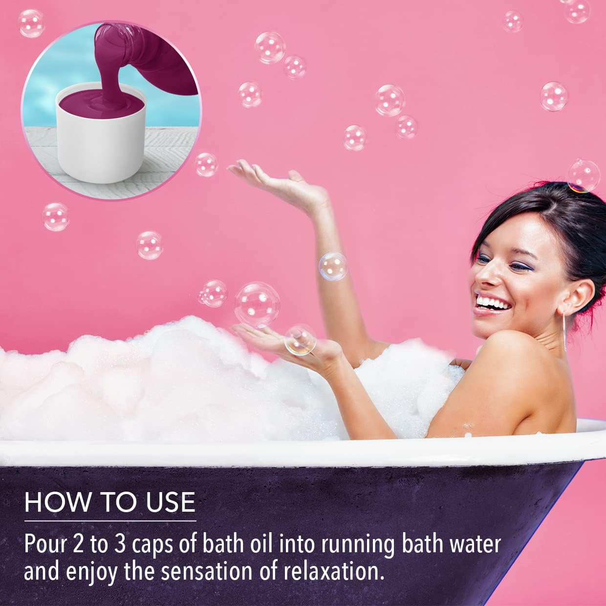 Bath Foam Wild Berries - 34 Fl Oz (1000ml) - Body Care - Good Sleep - Beauty - Bathing - Body Care - Wellness - Relax - Aromatherapy - Spa - Bubble Baths