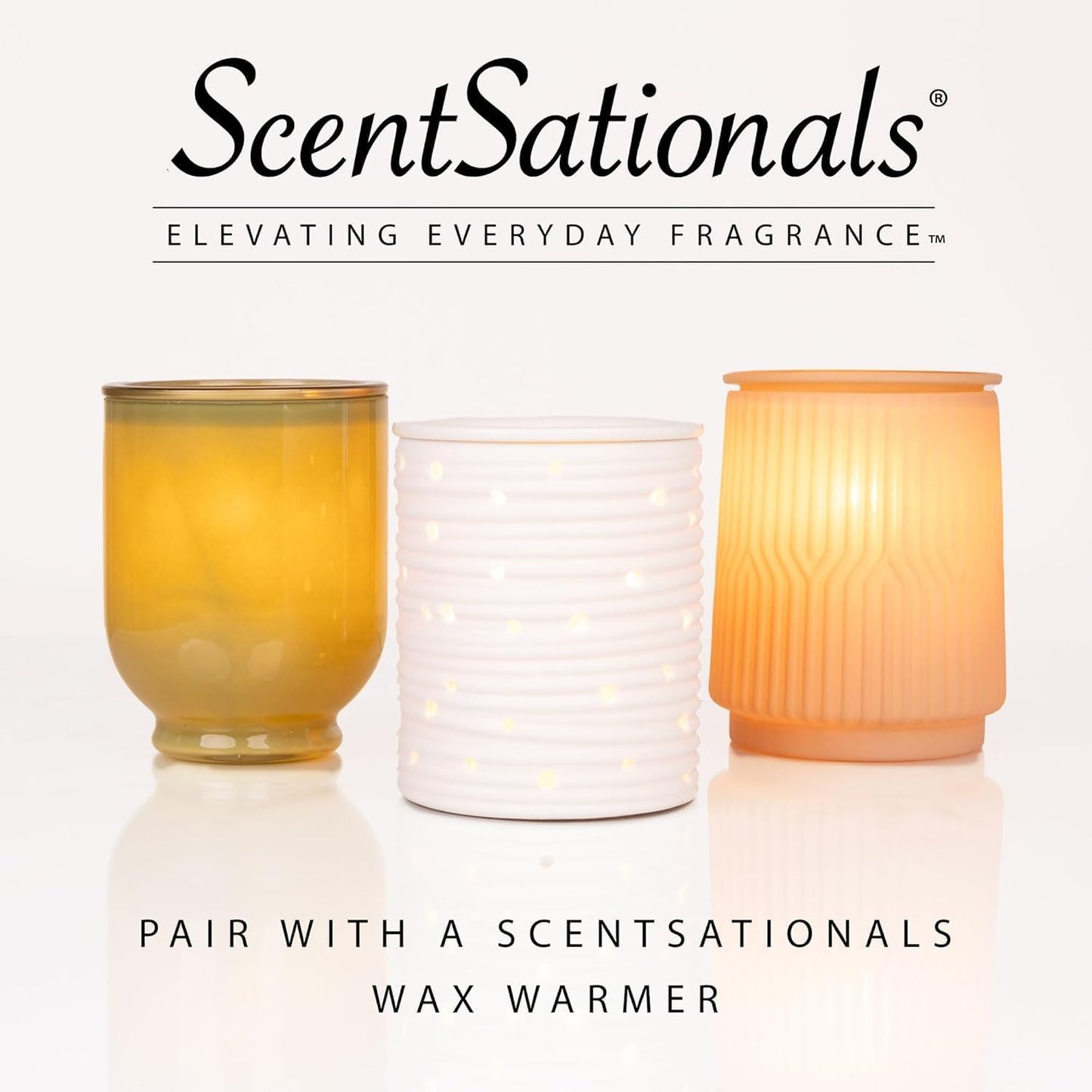 Scentsationals Red Hot Cinnamon Scented Wax Melts - Cinnamon, Nutmeg, & Allspice, 10oz (24 Cubes)