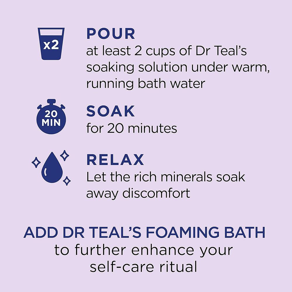 Advanced Dr. Teals Lavendar Scented Epsom Salt, 48 oz