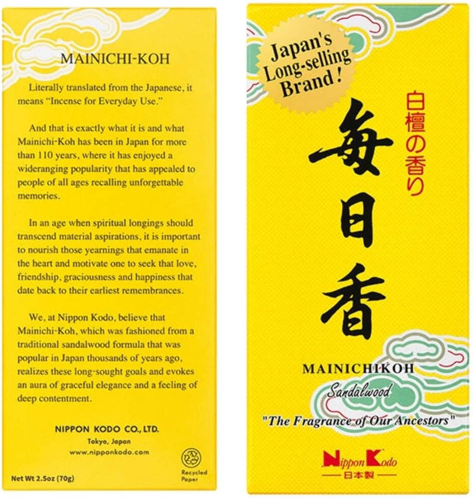 Mainichi KOH Sandalwood Incense 170 Sticks