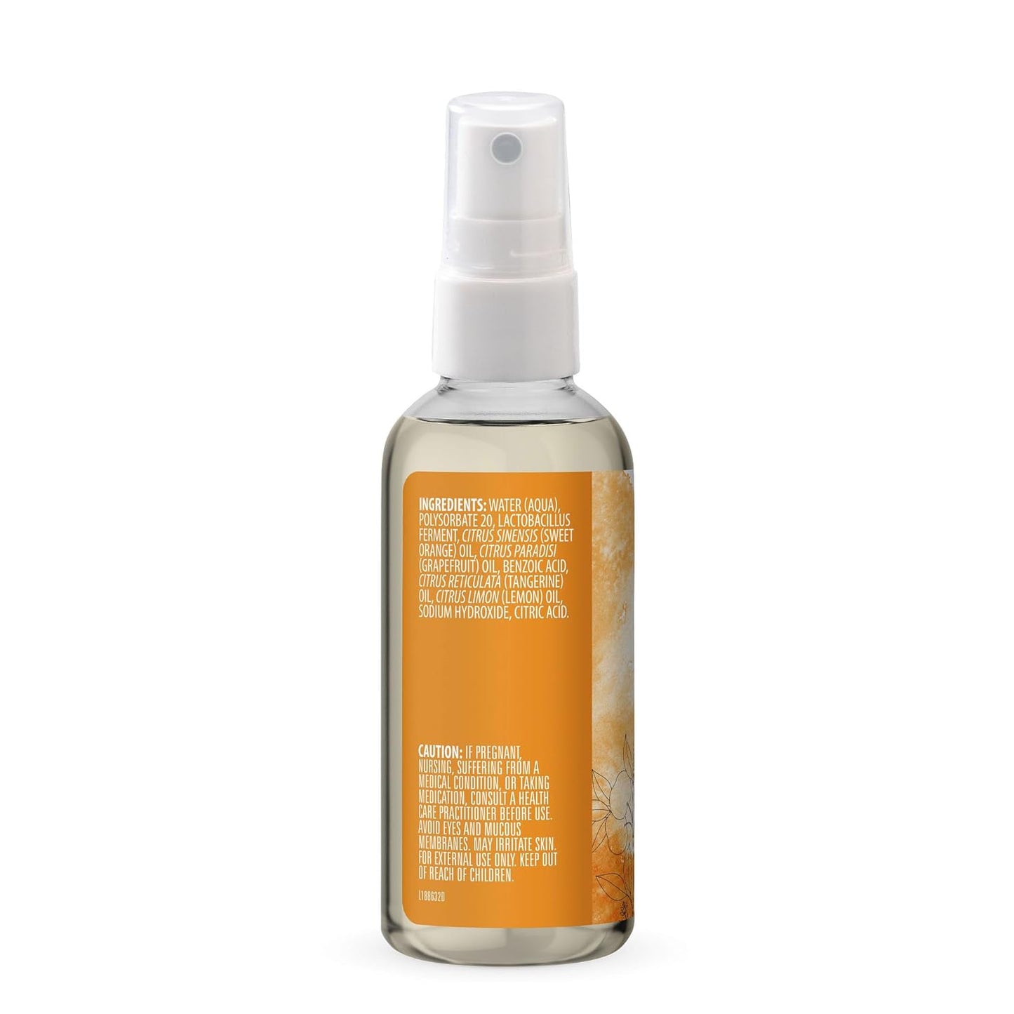 Aura Cacia Aromatherapy Mist, Tangerine and Grapefruit - Uplifting Body and Room Spray with Pure Essential Oils | 4 Fl Oz (Pack of 1)