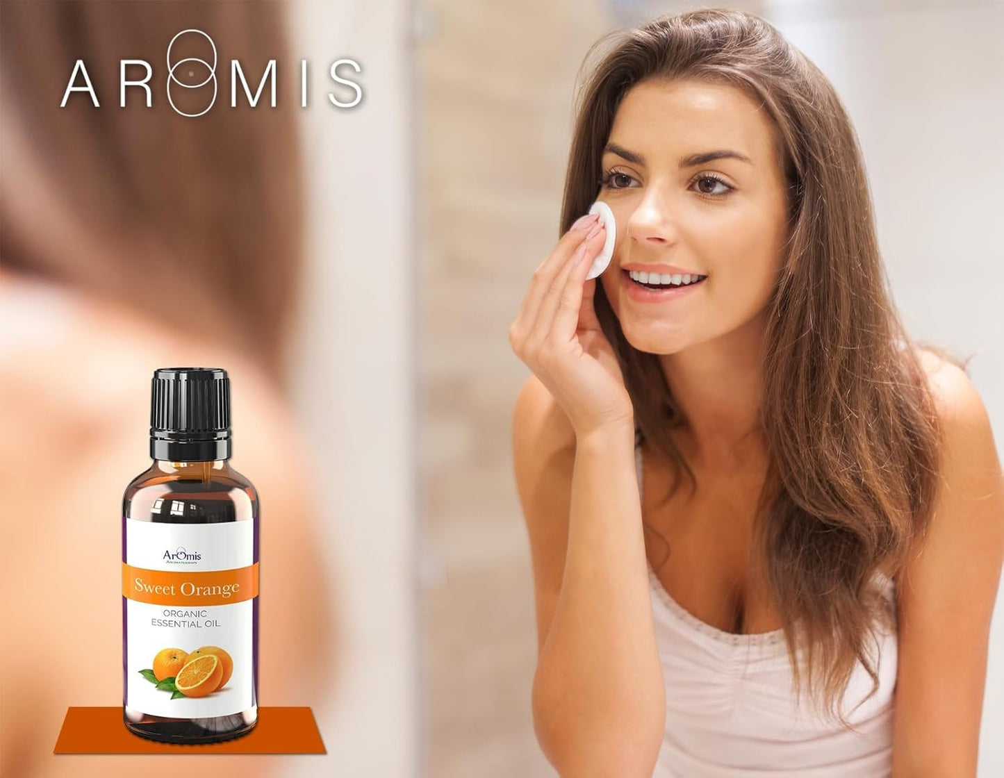 ArOmis Organic Sweet Orange Essential Oil - 100% Pure Therapeutic Grade - 30ml, Undiluted, Premium, Oils Perfect for Aromatherapy 1 fl oz