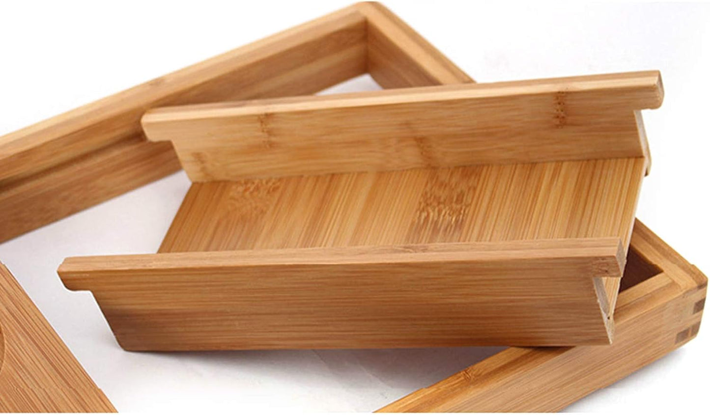 Bath Caddy Tray for Tub, Bamboo Bathtub Tray Caddy 29.5-42.9 inch Expandable with Wine Glass Holder, Book Stand and Phone Slot Luxury Bubble Bath Accessories & Spa Decor Distinctive Gift