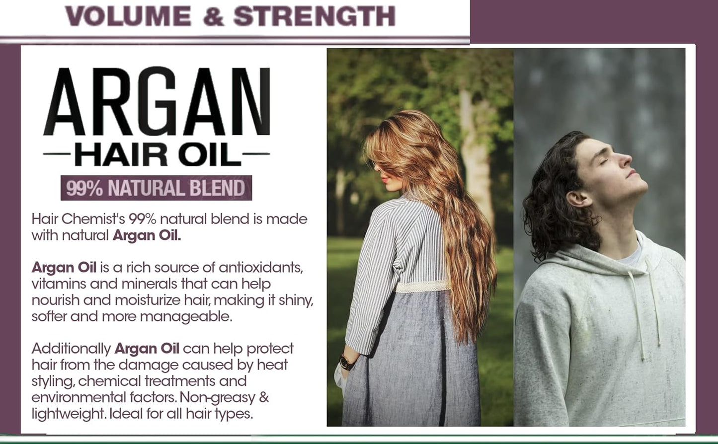 Hair Chemist Volume and Strength Hair Oil - Argan Oil 7.1 oz.