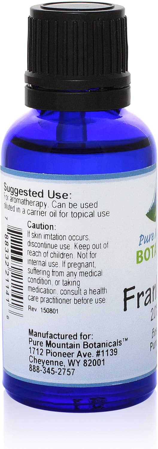 Frankincense (Boswellia Carterii) Essential Oil Blend - Pure Natural & Kosher - 1 fl oz Bottle