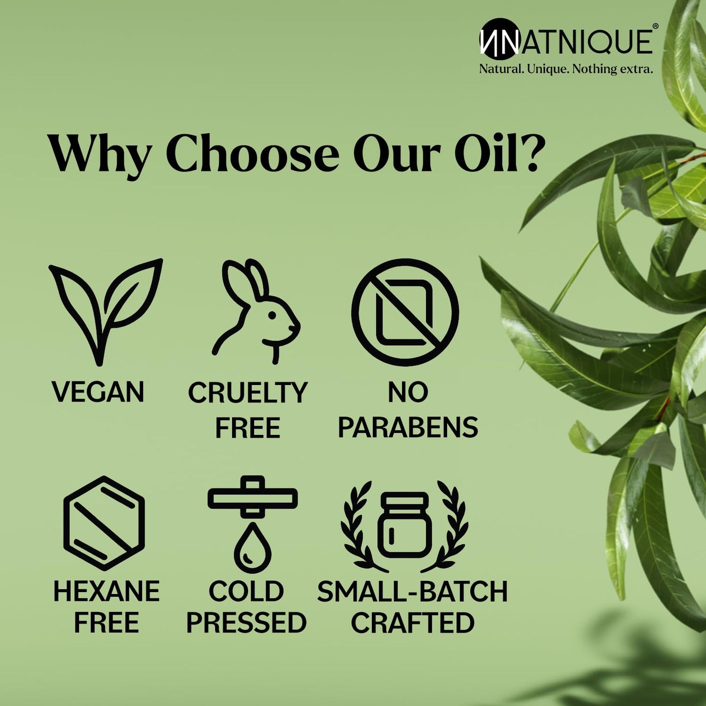 Natnique Organic Jojoba Oil – Brush Included – USDA Certified, Cold Pressed, Unrefined & Hexane-Free – Pure Moisturizer for Hair, Face, Skin, Beard, Scalp, Nails & Cuticles – Natural Care (2 oz)