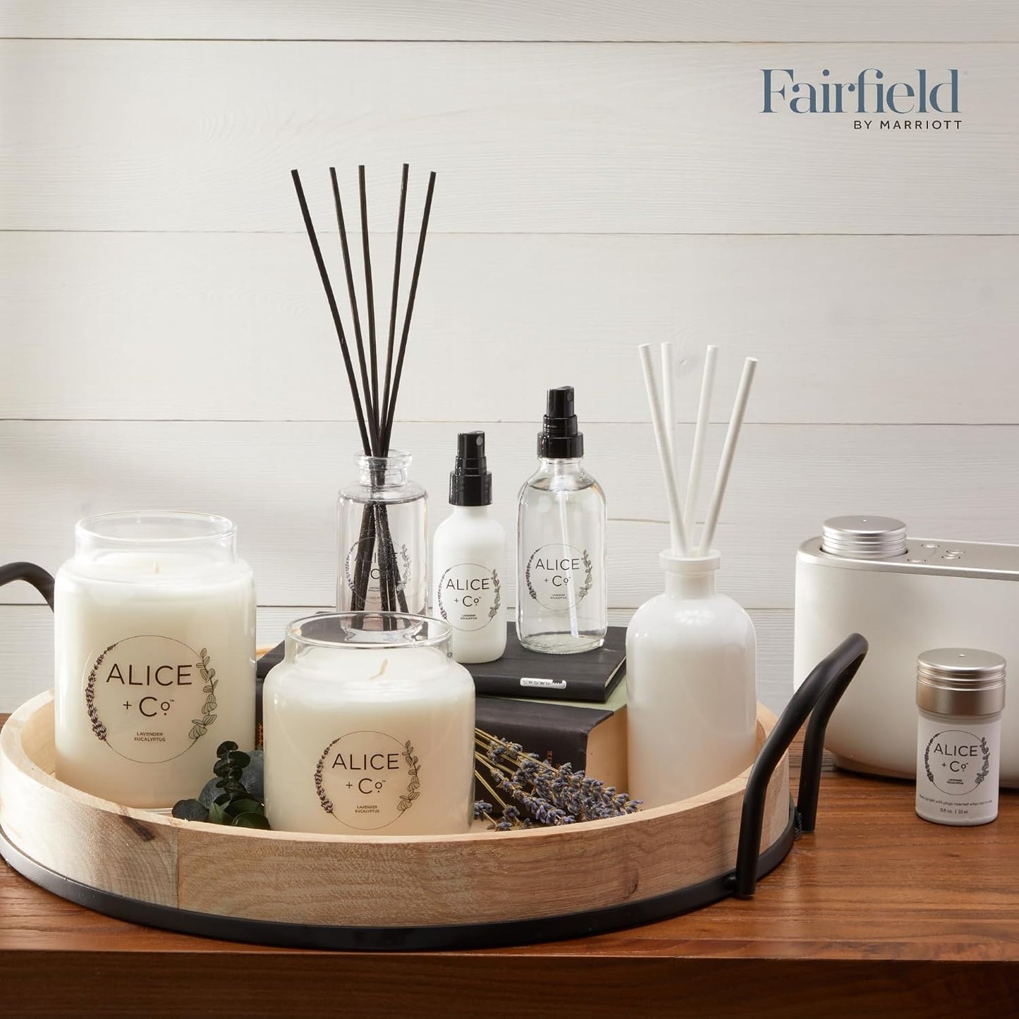 Alice + Co. Pillow Spray | Lavender & Eucalyptus Scent Mist | Fairfield by Marriott | Pillow Spray for Bedroom | Aromatherapy