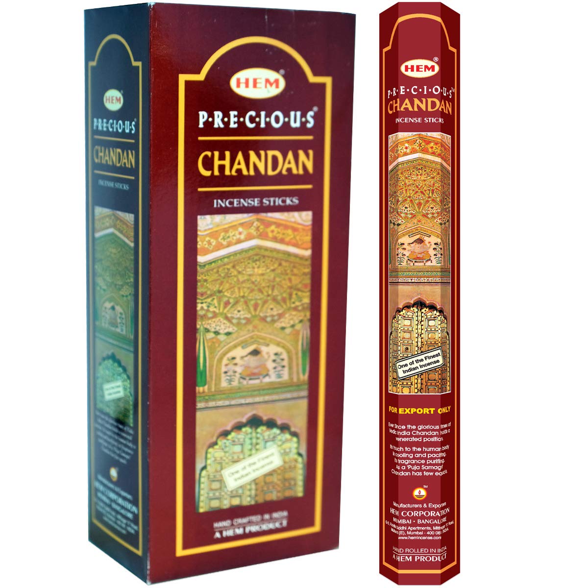 Hem Precious Chandan Incense Sticks (Pack of 6)