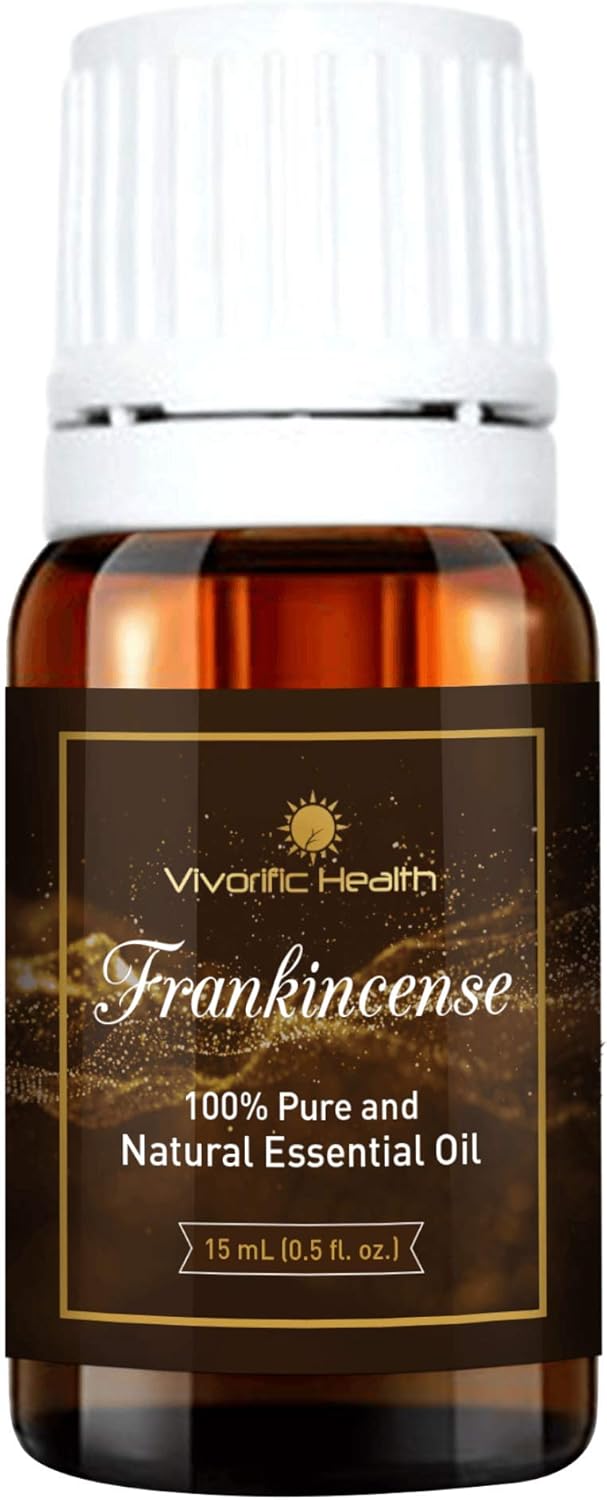 Frankincense Essential Oil (Pack of 2) - 15 ml - Therapeutic Grade, 100% Pure and Natural - Great for Immune System, Digestion, Antiaging, Aromatherapy and Much More-Vegan and Kosher Certified