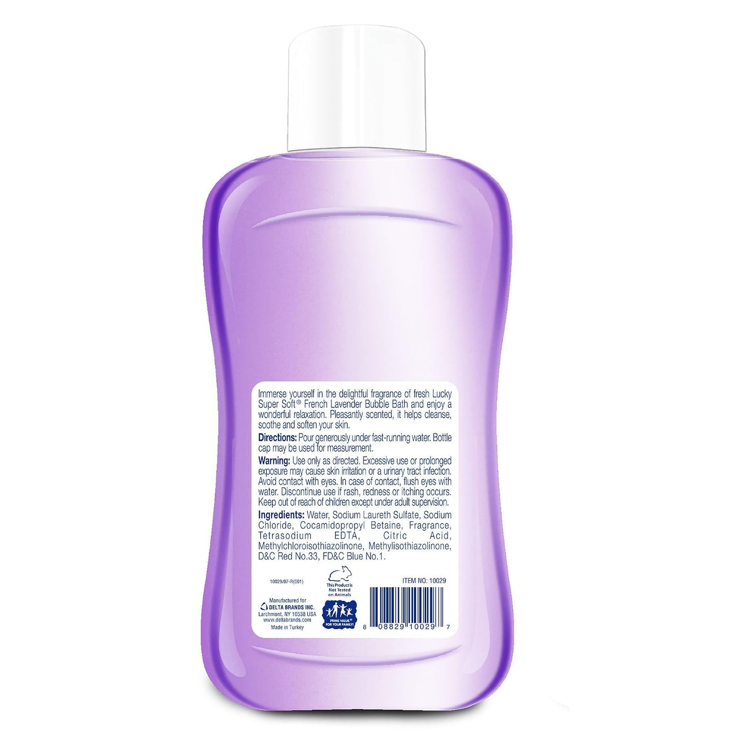 Lucky Super Soft Bubble Bath, Lavender, 20 Ounce