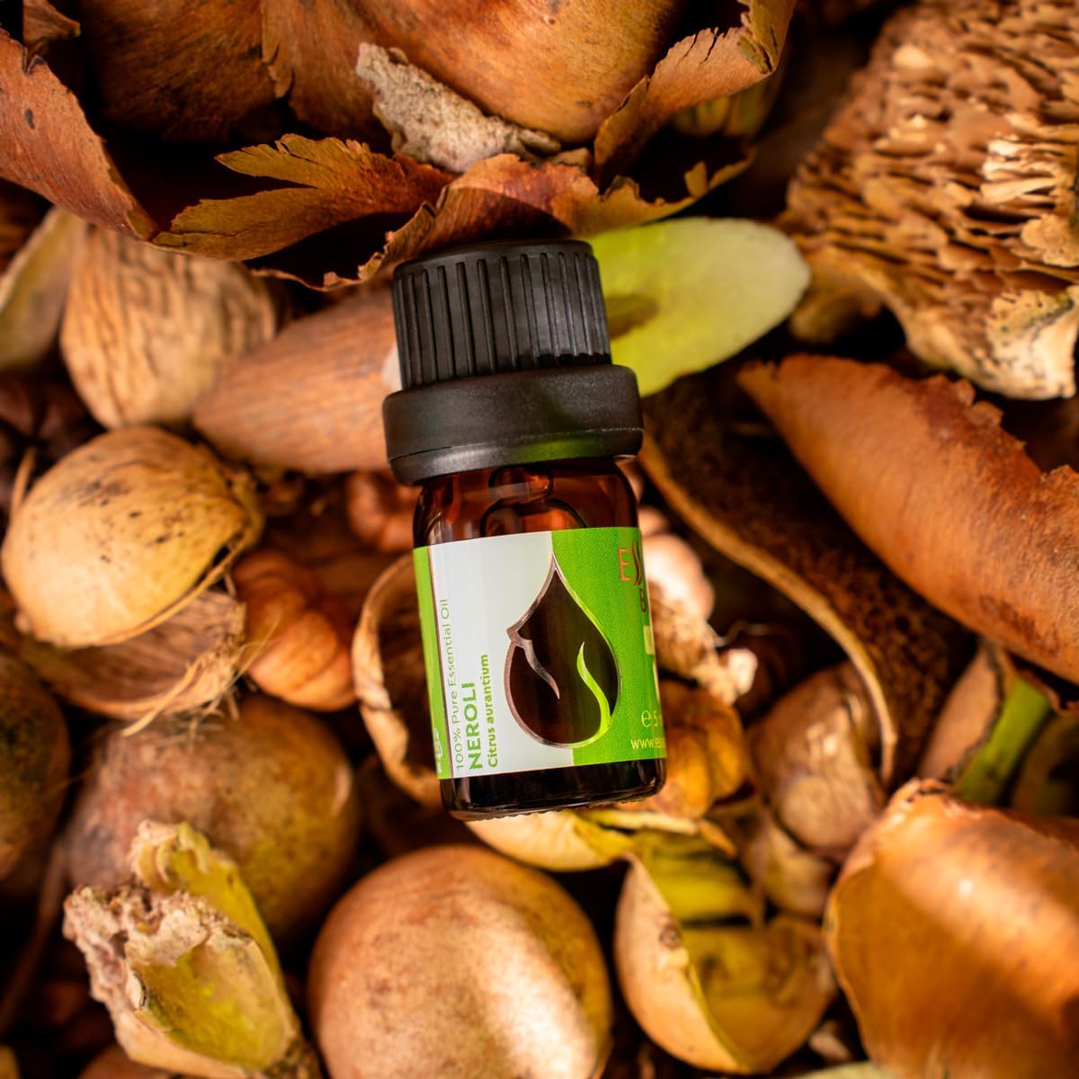 Essences Bulgaria Organic Neroli Essential Oil 0.1 Fl Oz | 3ml | Citrus aurantium | 100% Pure and Natural | Undiluted | Therapeutic Grade | Aromatherapy | Cosmetics | Cruelty Free | Non-GMO | Vegan