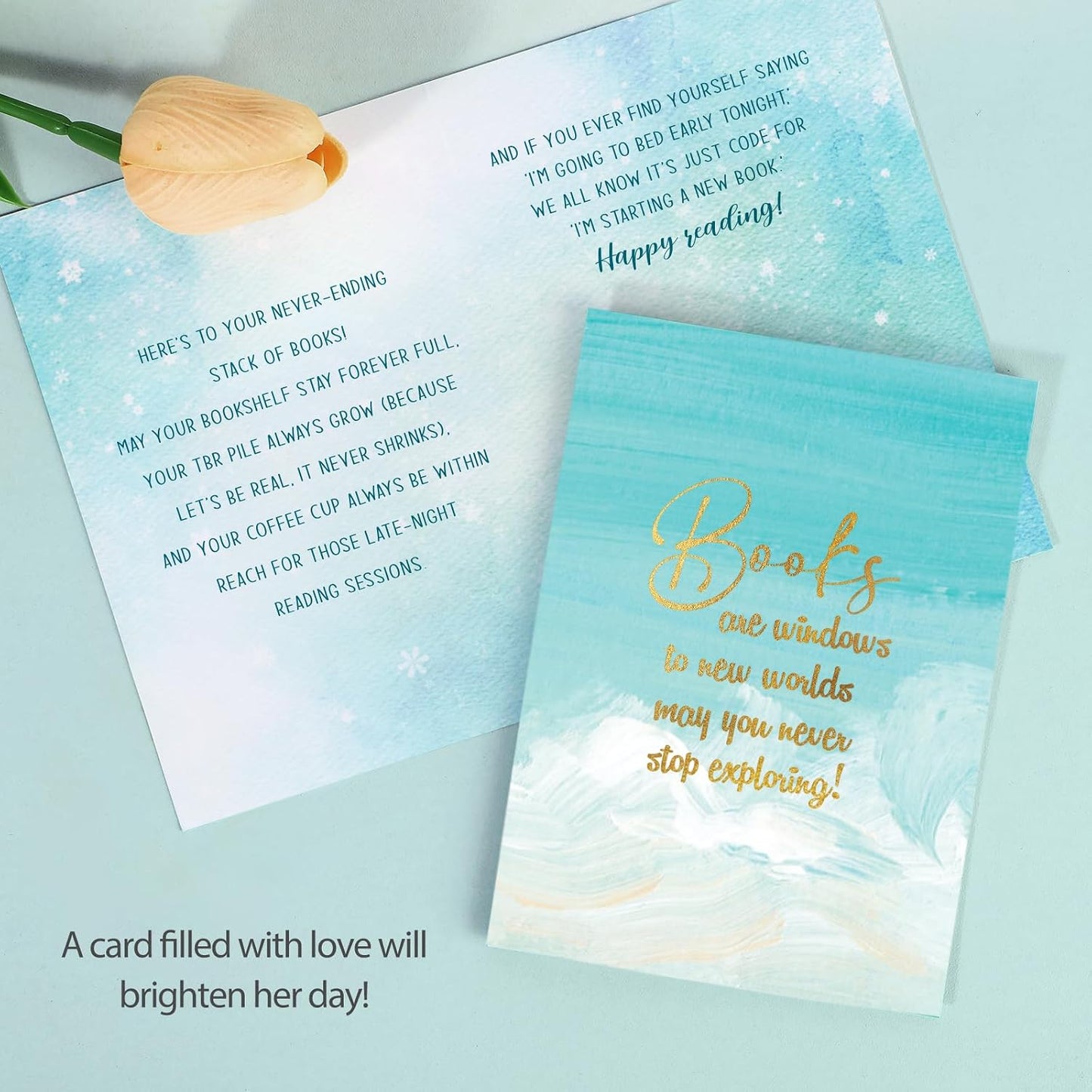 Suhctuptx Book Lovers Gifts, Bookish Gift for Women Book Accessories, Books Club Gift Reading Gifts for Book Lover Readers Teachers Coworker Bookworm Librarian Just a Girl Who Loves Books