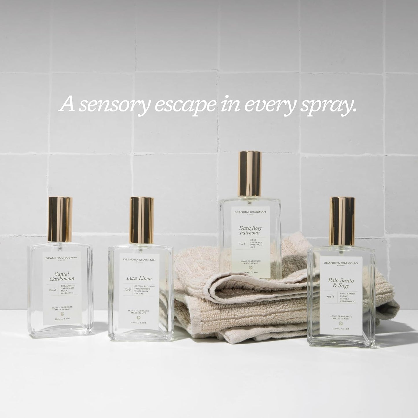 Dark Rose Patchouli Room And Linen Spray, Luxury Home Fragrance, Fabric Refresher, Air Freshener, Pillow & Bedroom Spray with Rose, Patchouli & Oud for Sultry Aroma & Ambiance