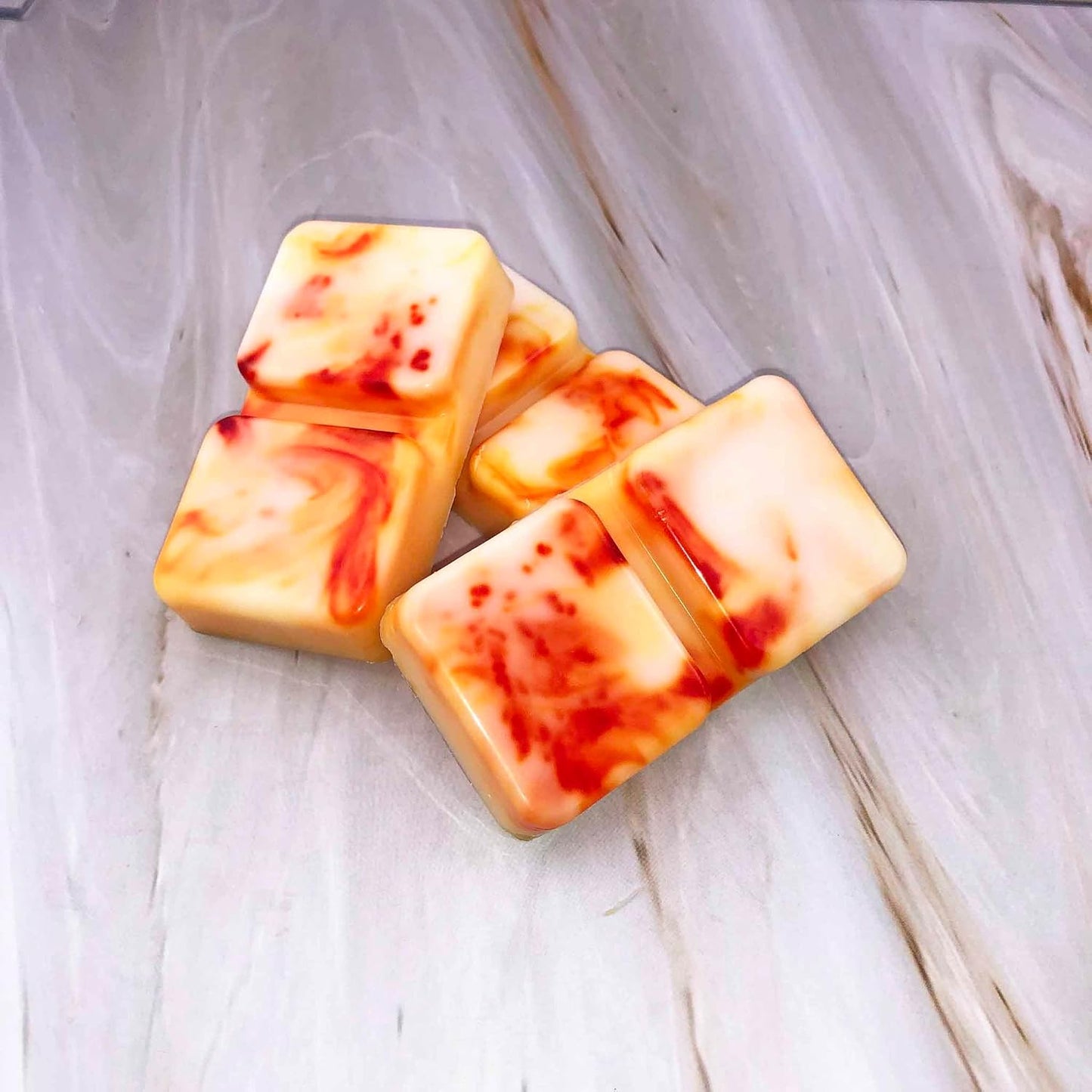 DaVoice Fall Wax Melts Wax Cubes Soy Wax Blend Melt - Pumpkin Wax Melts Vanilla Wax Melts Fall Scents Long Lasting - Fall Scented Wax Melts (Marshmallow Fall Medley, 2.2 oz, 6 Cubes)