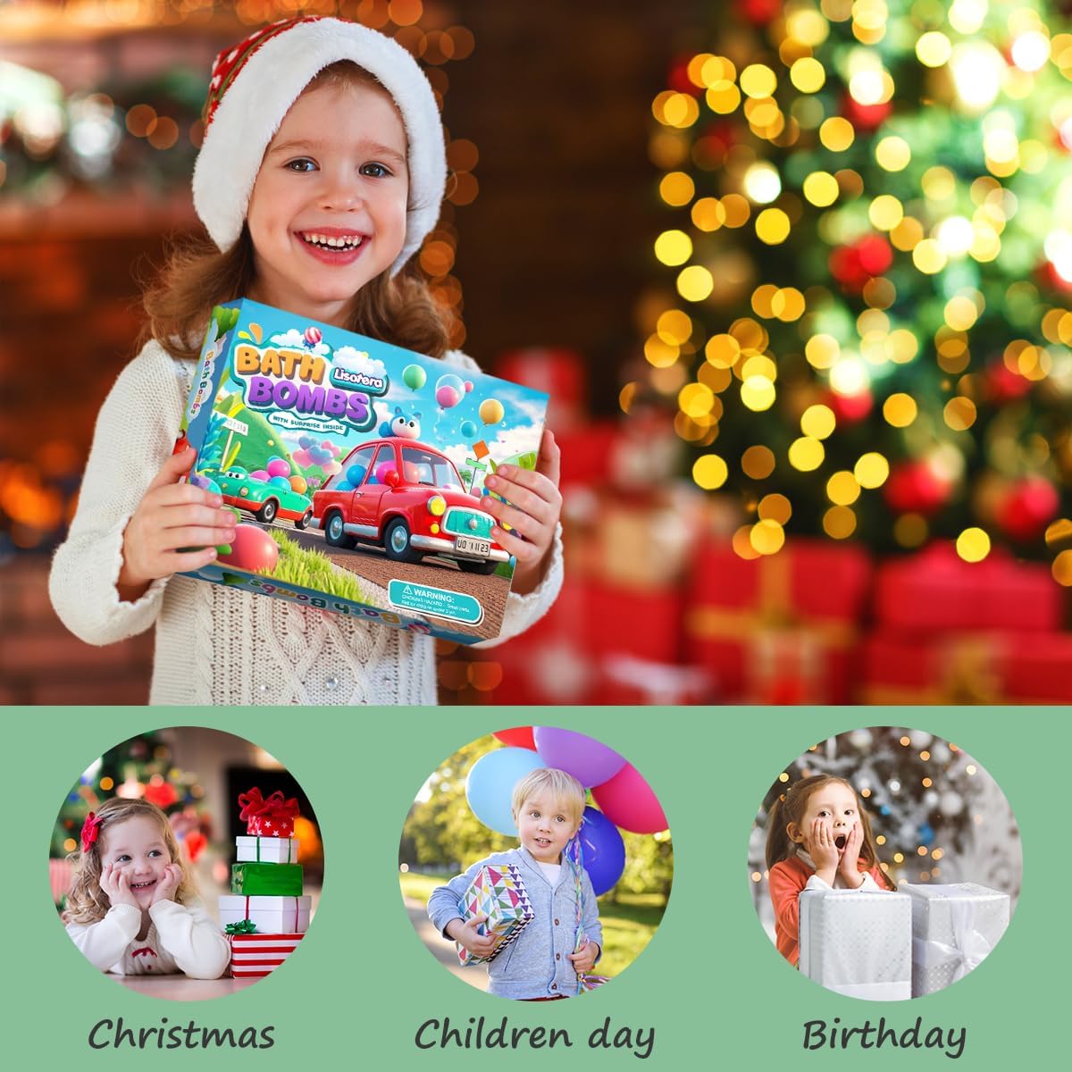 Bath Bombs for Kids with Toys Inside, Kids Bath Bombs for Boys Girls, 9-Piece Bathbombs Set Includes 9 Pull-Back Cars and 3 Vehicles, Halloween Christmas Birthday Gift Set for Children