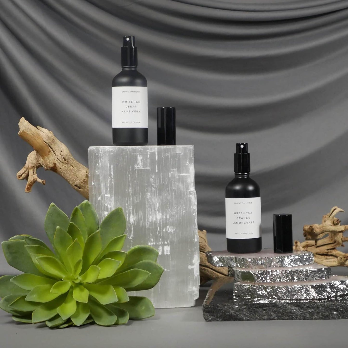 ENVIRONMENT Inspired by 5-Star Resort WSTN Room Spray, 100ml Air Freshener (White Tea | Cedar | Aloe Vera) Home Fragrance Accessories, Room Perfume, Room Deodorizer, Vegan & Cruelty-Free