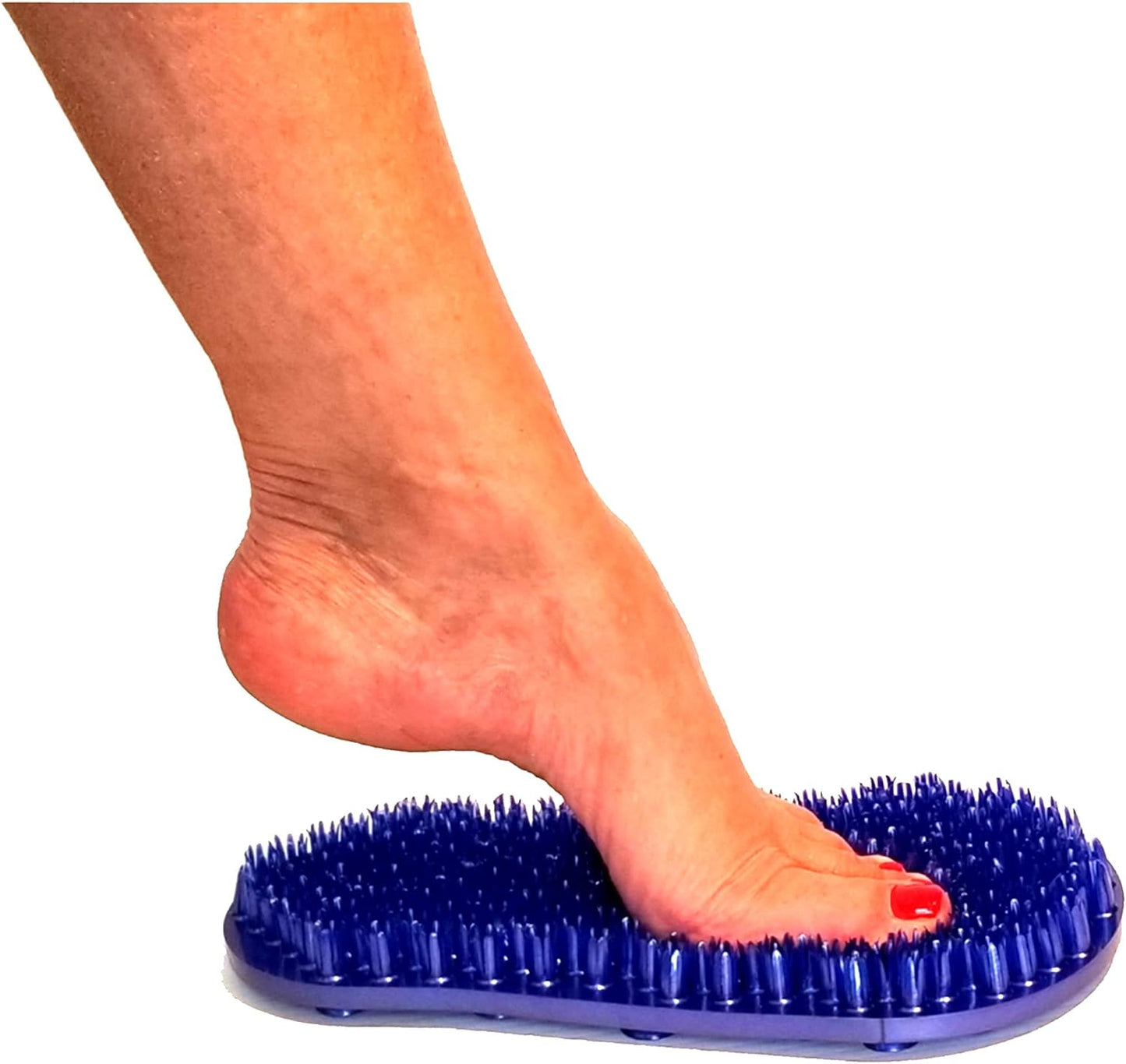 Soapy Soles Foot Scrubbing Pad & Massager, Pearl Blue