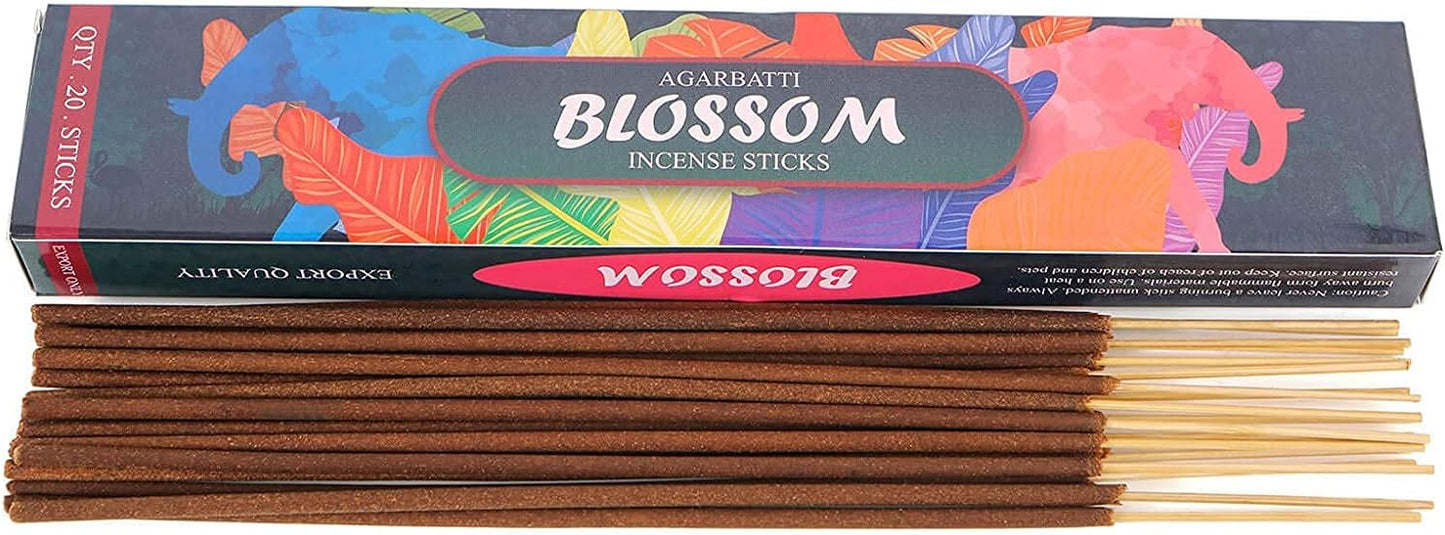 Incense Sticks Variety Pack 120 Sticks - Ocean Lavender Jasmine Rose Lemon Blossom for Aromatherapy,Relaxation Meditation,Yoga