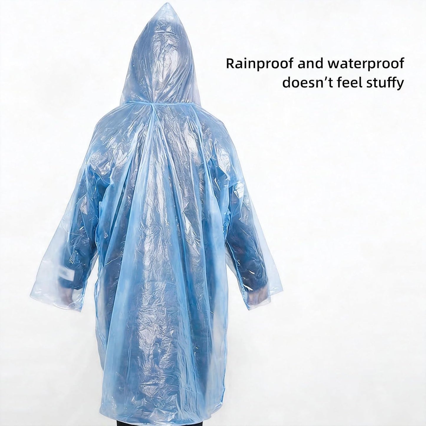 3-in-1 Travel Essential Kit for Outdoor Enthusiasts | Disposable Bath Towel + Rain Poncho + Collapsible Silicone Water Bottle | Compact Set for Soccer Cup,Stadium Games, Camping, Hiking