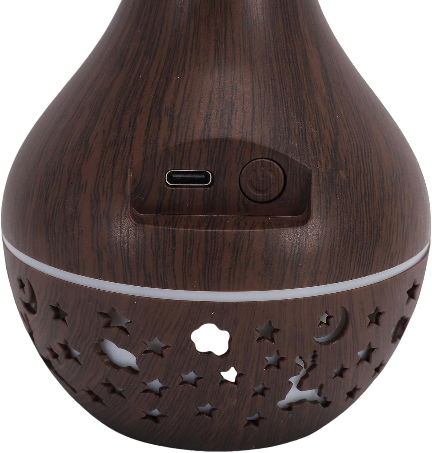 Yctze Portable Mini Humidifier, Compact 100ml Essential Oil Diffuser with Colorful Light for Bedroom Office Car Travel in the Dry Autumn and Winter Seasons 4.66oz