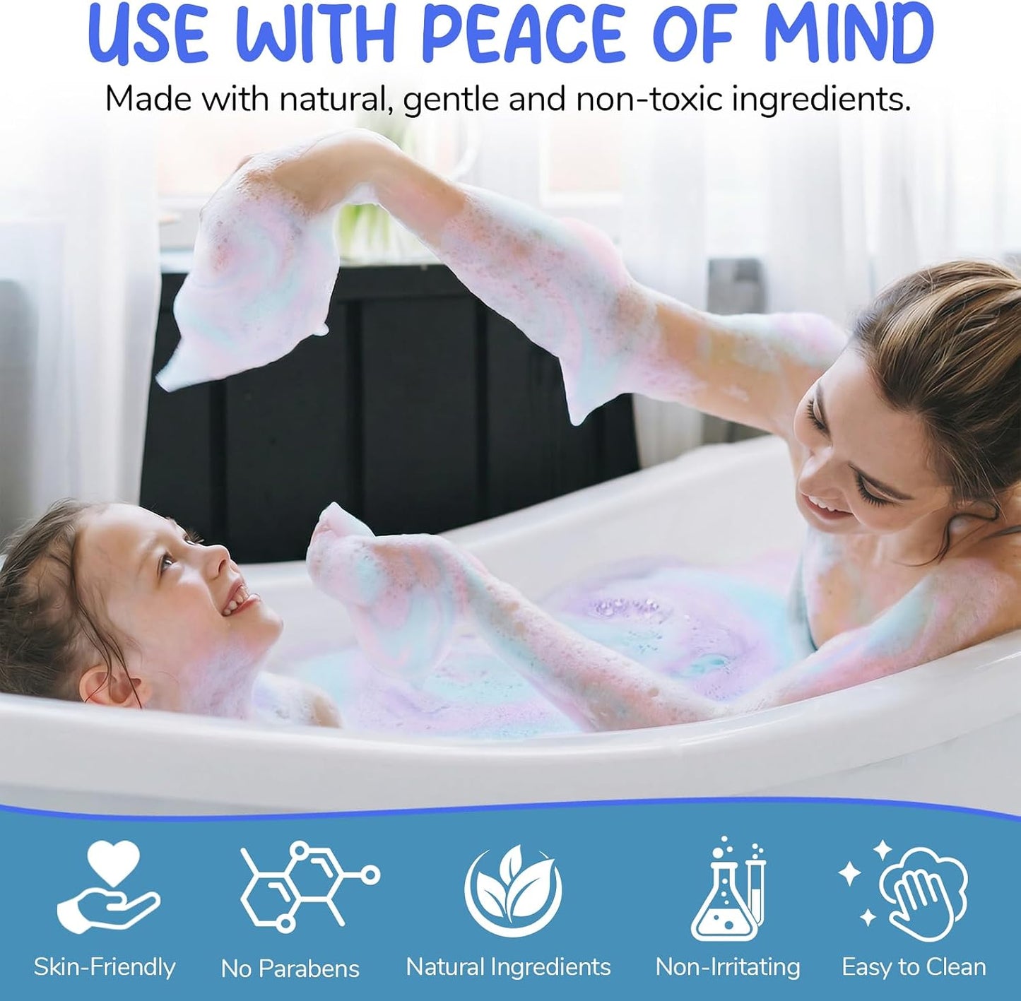 12pcs Bath Bombs for Kids – Bath Bombs with Toys Inside, Fun, Educational, and Child-Safe Natural Bath Bombs with Toys, Great Gift for Kids’ Birthdays & Christmas