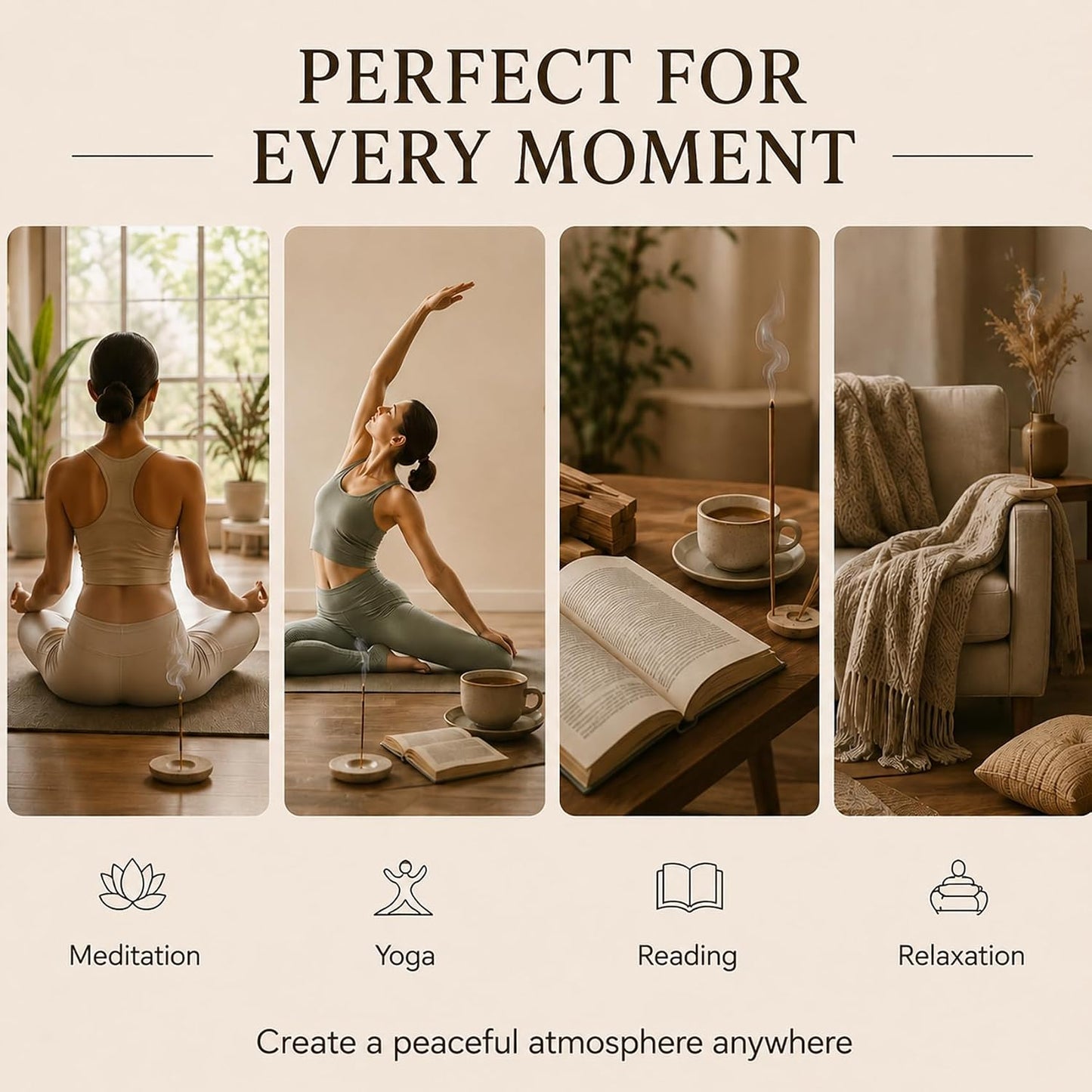 Incense Sticks 7 Scent Traditional Natural Inciensos Aromaticos para La Casa Great for Meditation and Stress Relief 140 Sticks