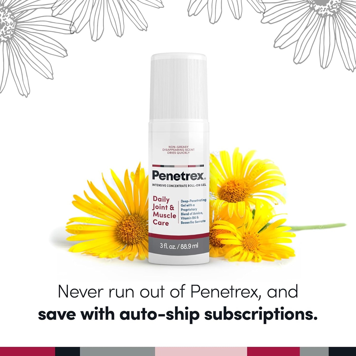 Penetrex Roll-On Gel, 3 Oz.