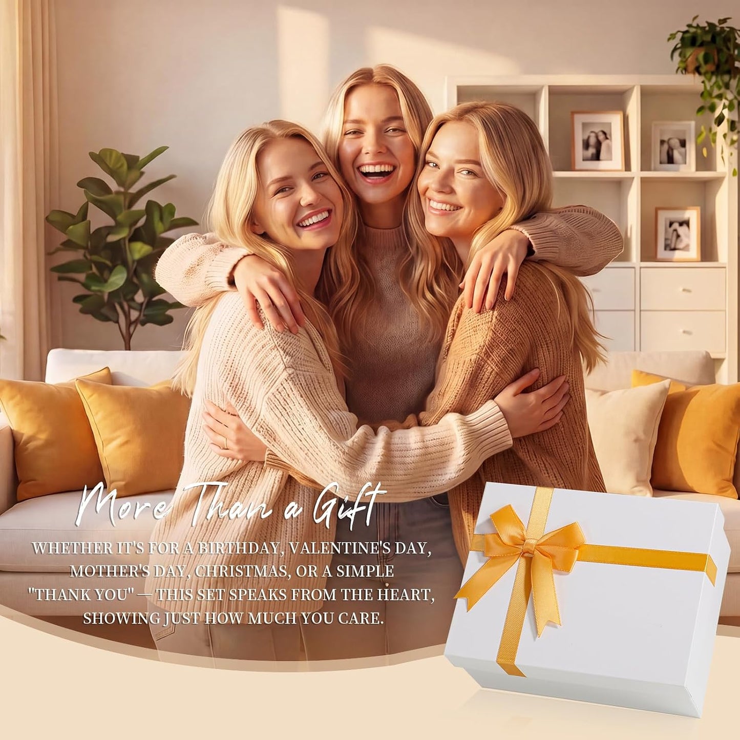 Spa Gifts for Women Vanilla Coconut Self Care Set Birthday Baskets Christmas Relaxing Home Kit Luxurious Bath and Body Gift for Mom Her Sister Teacher Friend Friendship Thinking of You Thank You Box