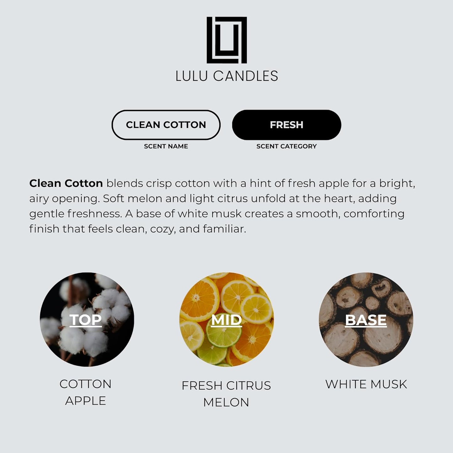 Aroma by Lulu - Clean Cotton - Luxury Fragrance Oil for Waterless Cold Air Diffusers - Aromatherapy Fragrance Oil Blend for The Home or Office