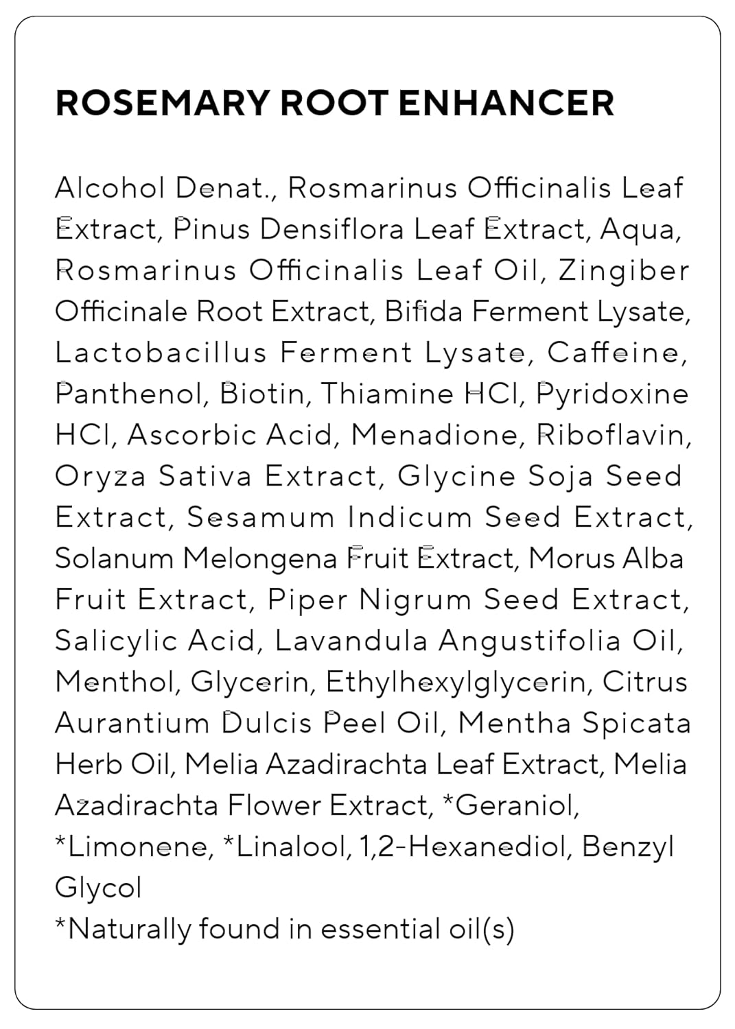 AROMATICA Root Enhancer Rosemary Water for Hair Growth spray - with Rosemary hair oil & caffeine & biotin - Korean hair care for hair thinning & hair loss - free from silicone, paraben and sulfate