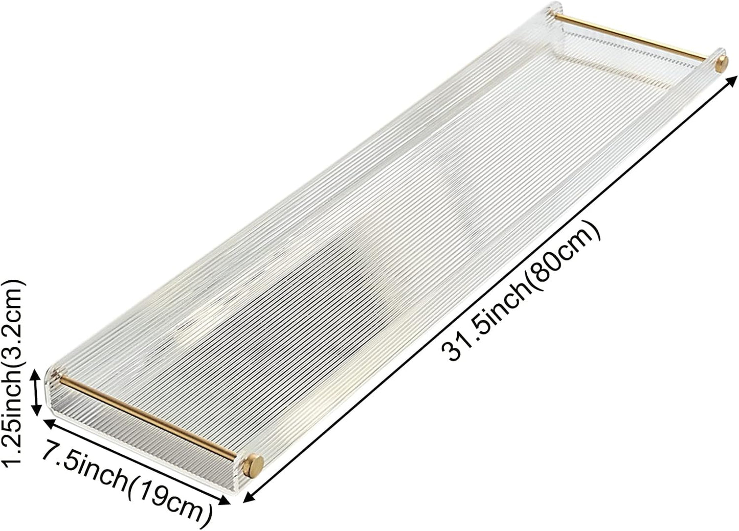 Acrylic Bathtub Tray, NEWRAIN Luxury Bath Caddy Tub Table,Unique House Warming Gifts, New Home, Anniversary and Wedding Gifts for Couple, Bathroom Accessories for Spa or Reading Lite Style
