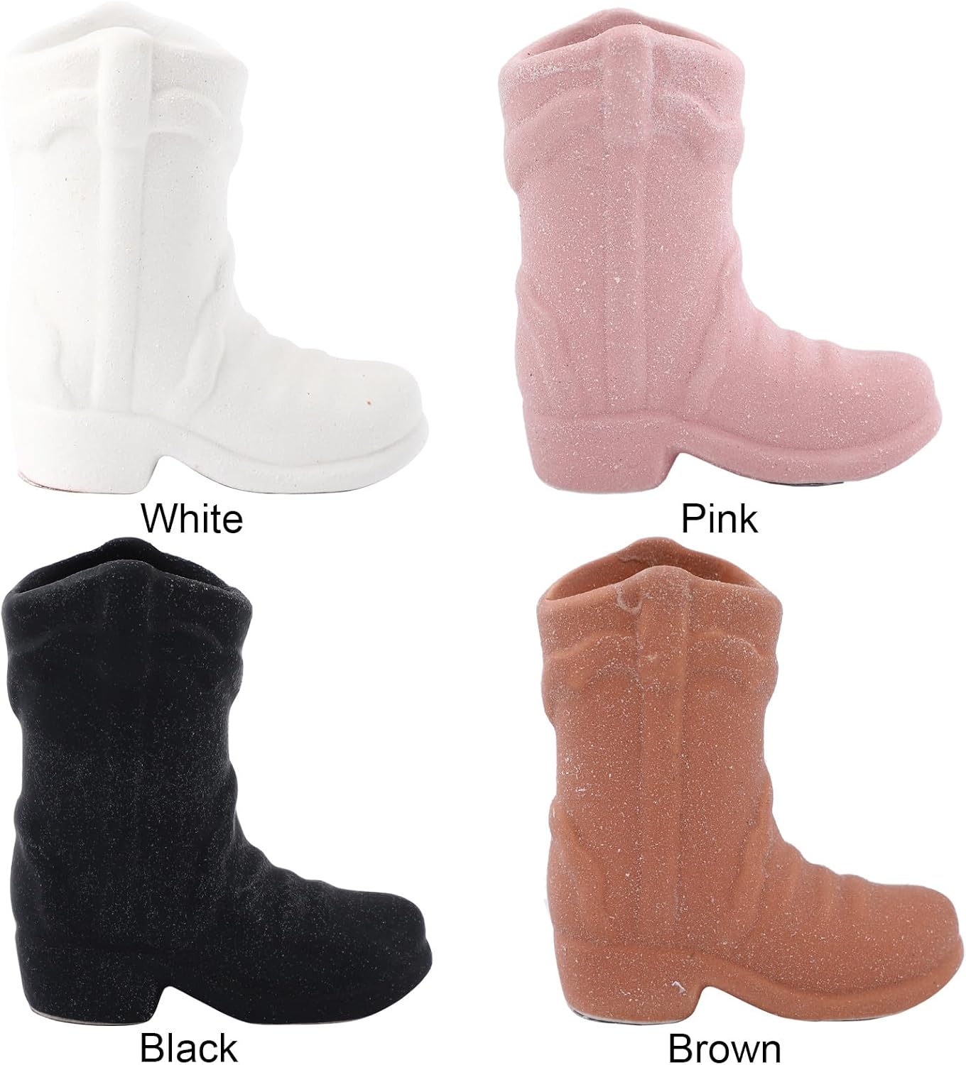Ceramic Match Holder, Cute Boot Match Holder with Striker, Decorative Match Box, Small Match Jar Holder, Functional Matchstick Holder for Home Decor, Matches NOT Included(Pink)