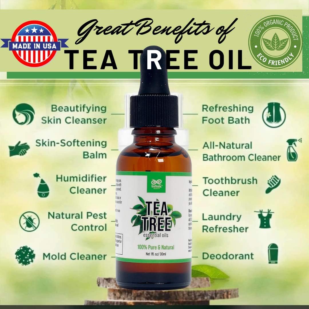 100% Teatree Oil Premium Grade Skin Body Care Must dilute