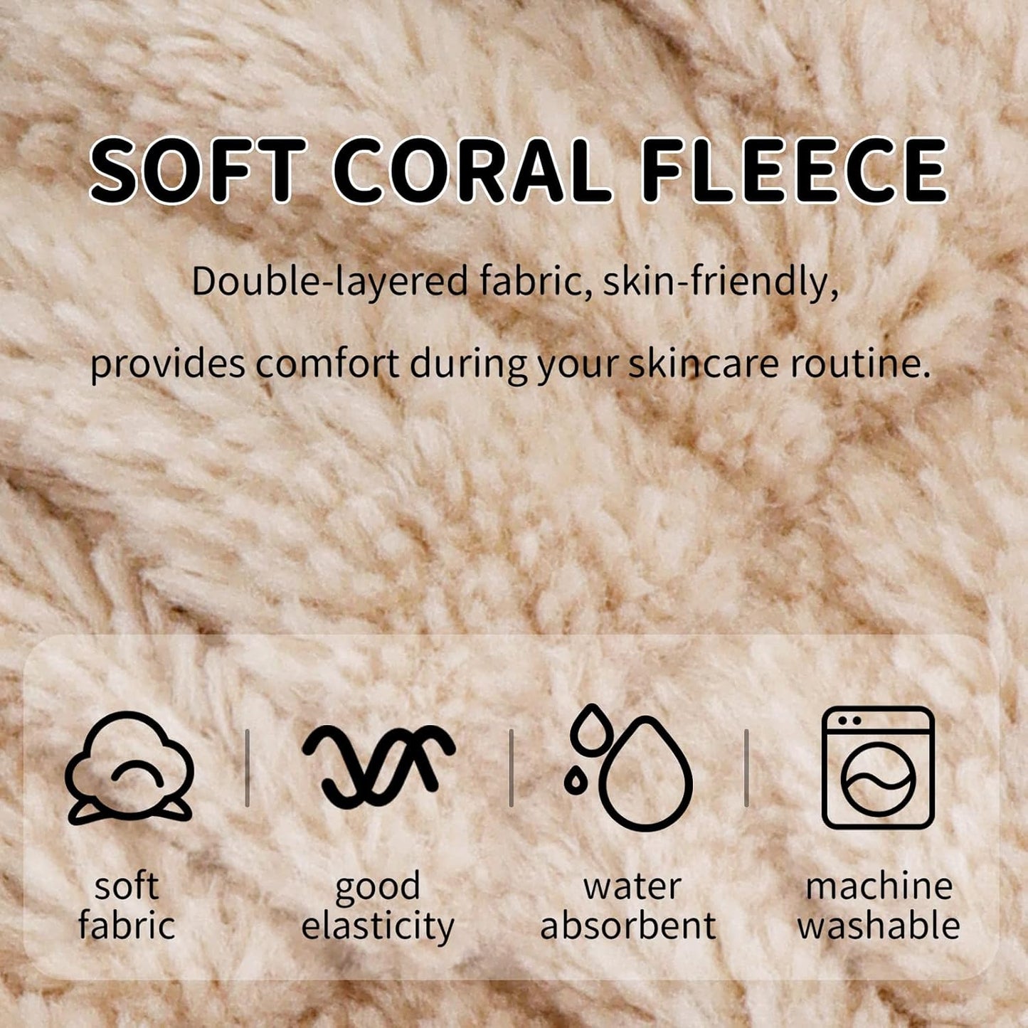 WHAVEL 6 Pack Spa Makeup and Facial Microfiber Bow Headbands - Fluffy Hair Bands for Skincare and Face Washing (Type 16)