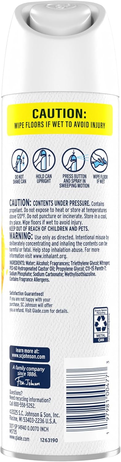 Glade Odor Fighting Soft Mist Air Freshener Room Spray, Hawaiian Breeze, 7.3oz., 1 count