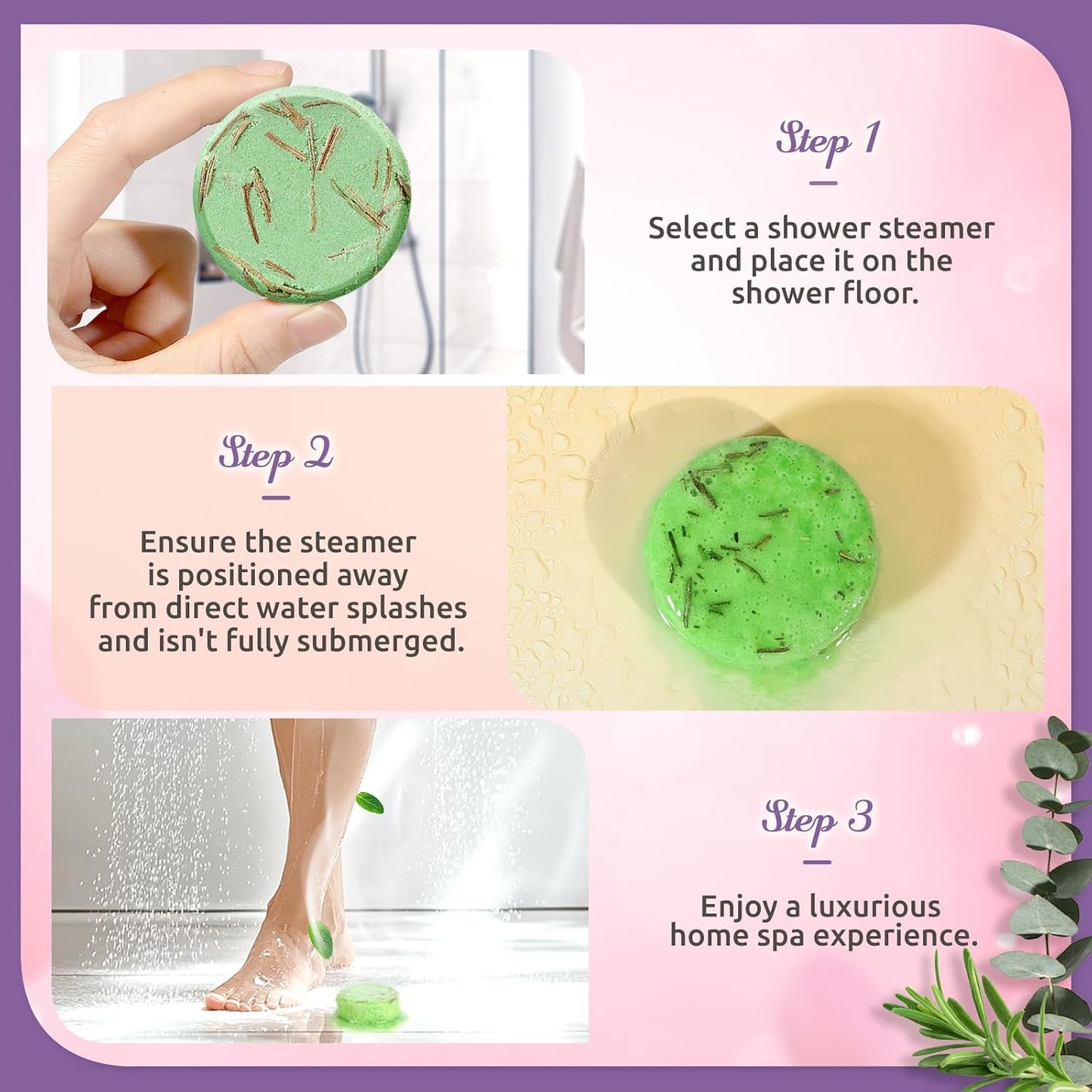 Shower Steamers Aromatherapy - 8 Pack Shower Bombs with Essential Oils, Gifts for Mom Wife, Birthday Gifts for Women Self Care Relaxation Home SPA Teacher Appreciation Gift