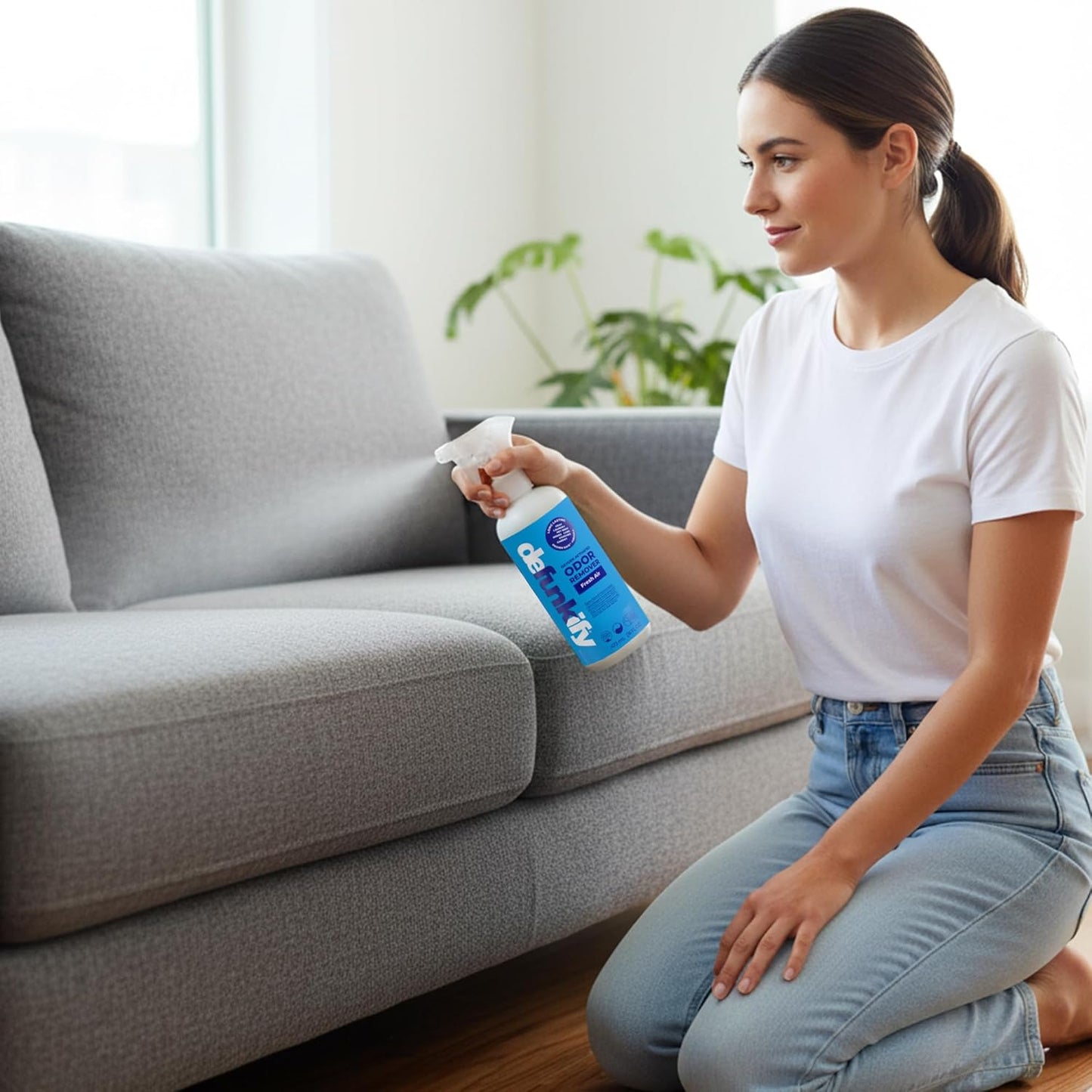 Fabric Freshener Spray, 32oz. 'Fresh Air' Odor Remover Spray. Shoe Deodorizer, Carpet Deodorizer, Odor Eliminator for Strong Odors Cleaning Supplies. ProvenSafeโข Fabric Freshener for Sensitive Gear