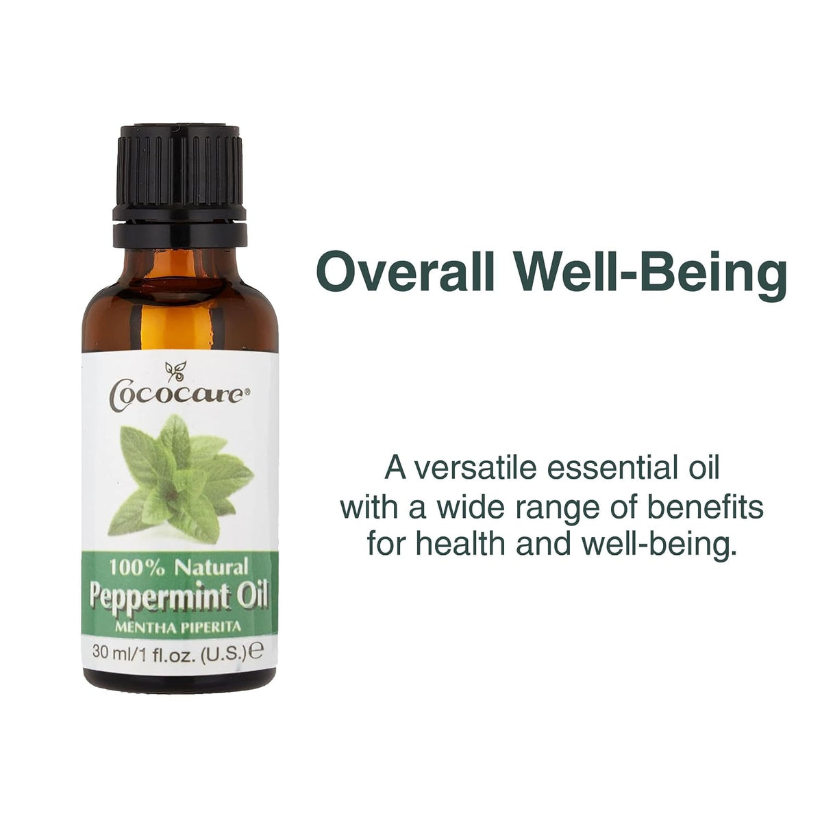 Cococare Cococare 100% Natural Peppermint Massage Oil Rejuvenating- 1 Oz, 1 Fl Oz