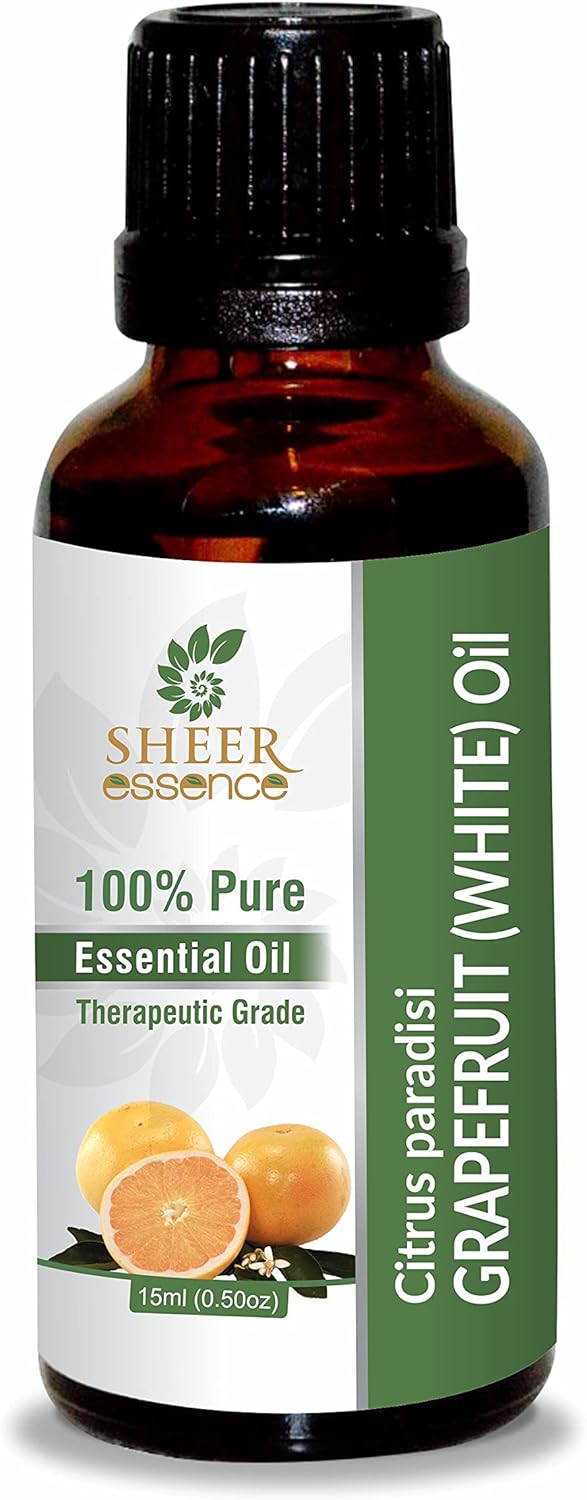 Grapefruit White Oil (Citrus Paradisi) Essential Oil 100% Pure Natural Undiluted Uncut Therapeutic Grade Oil 1.01 Fl.OZ